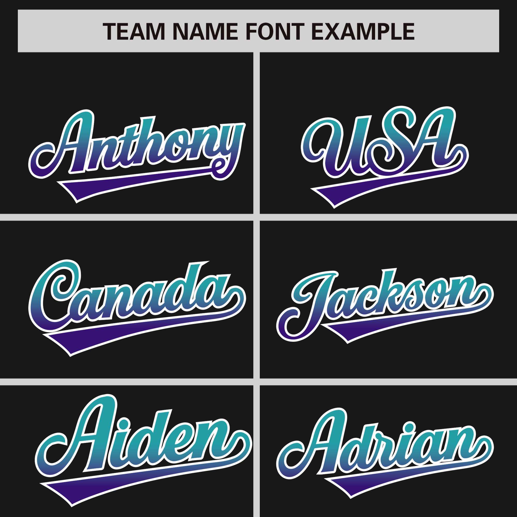 Custom Black Aqua-Purple Gradient Varsity Full-Snap Raglan Sleeves Baseball Jacket