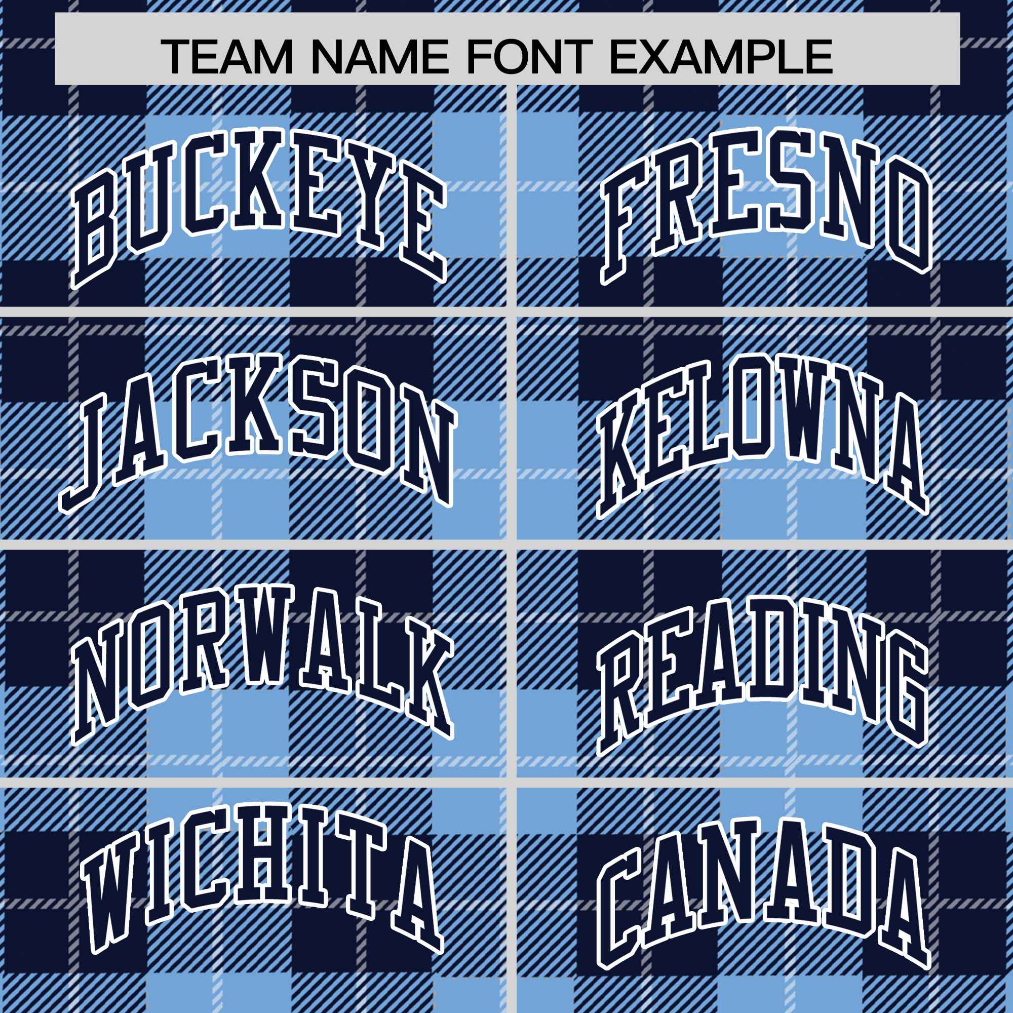 Custom Powder Blue Navy-White Varsity Full-Snap Plaid Pattern Letterman Baseball Jacket