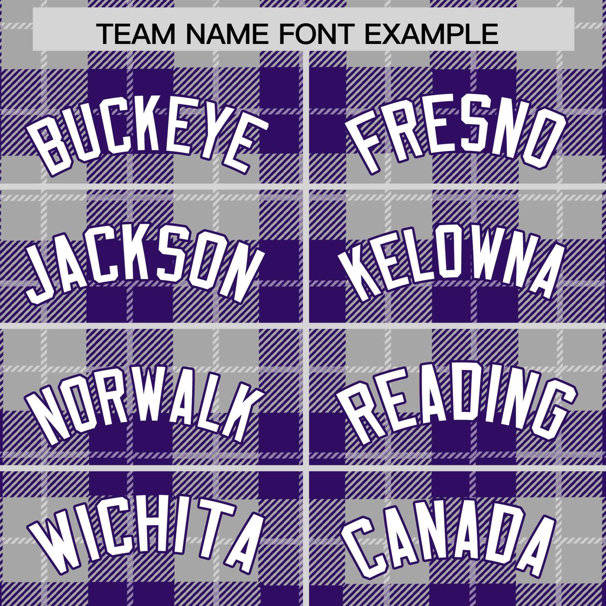 Custom Gray Purple-White Varsity Full-Snap Plaid Pattern Letterman Baseball Jacket