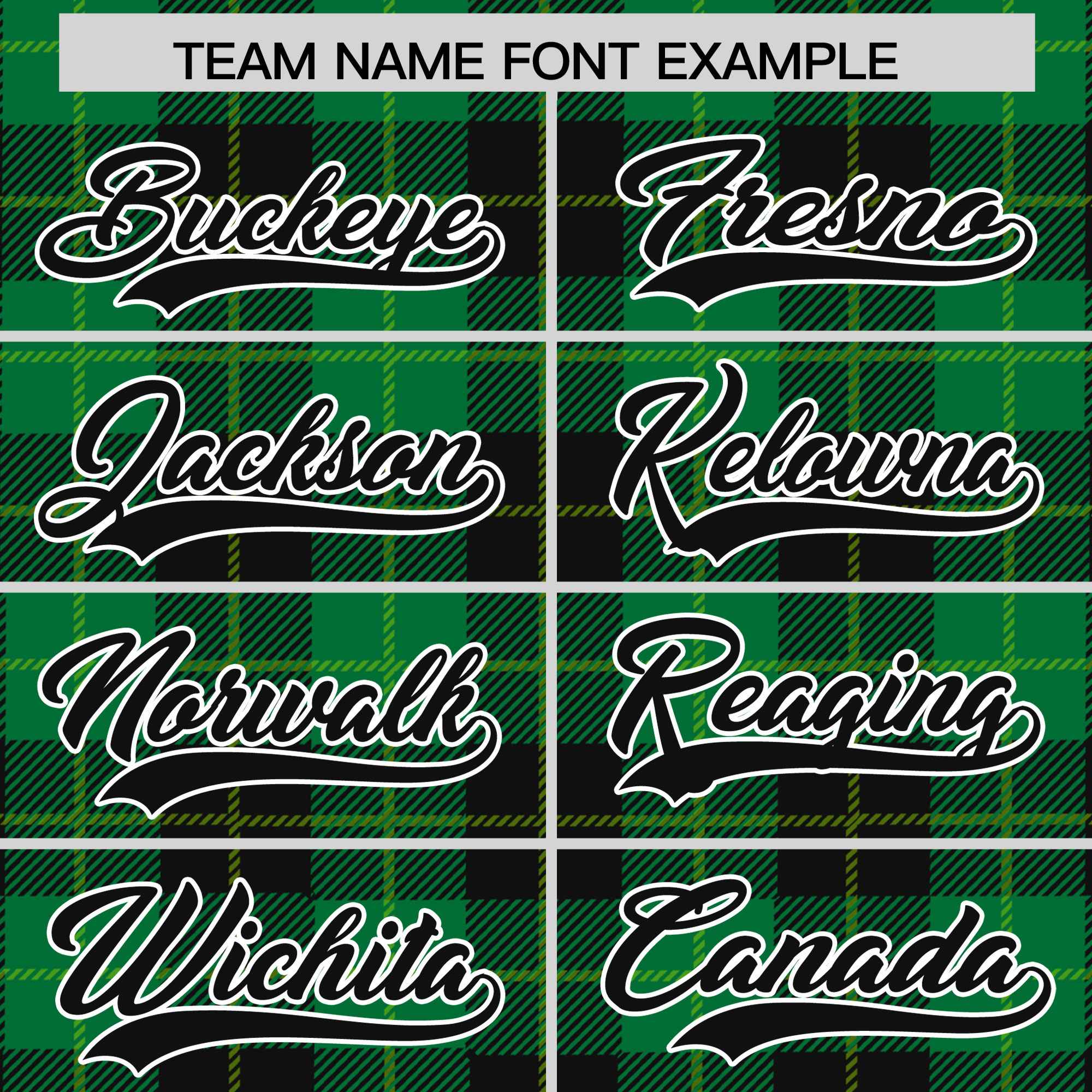 Custom Green Black-Neon Green Varsity Full-Snap Plaid Pattern Letterman Baseball Jacket