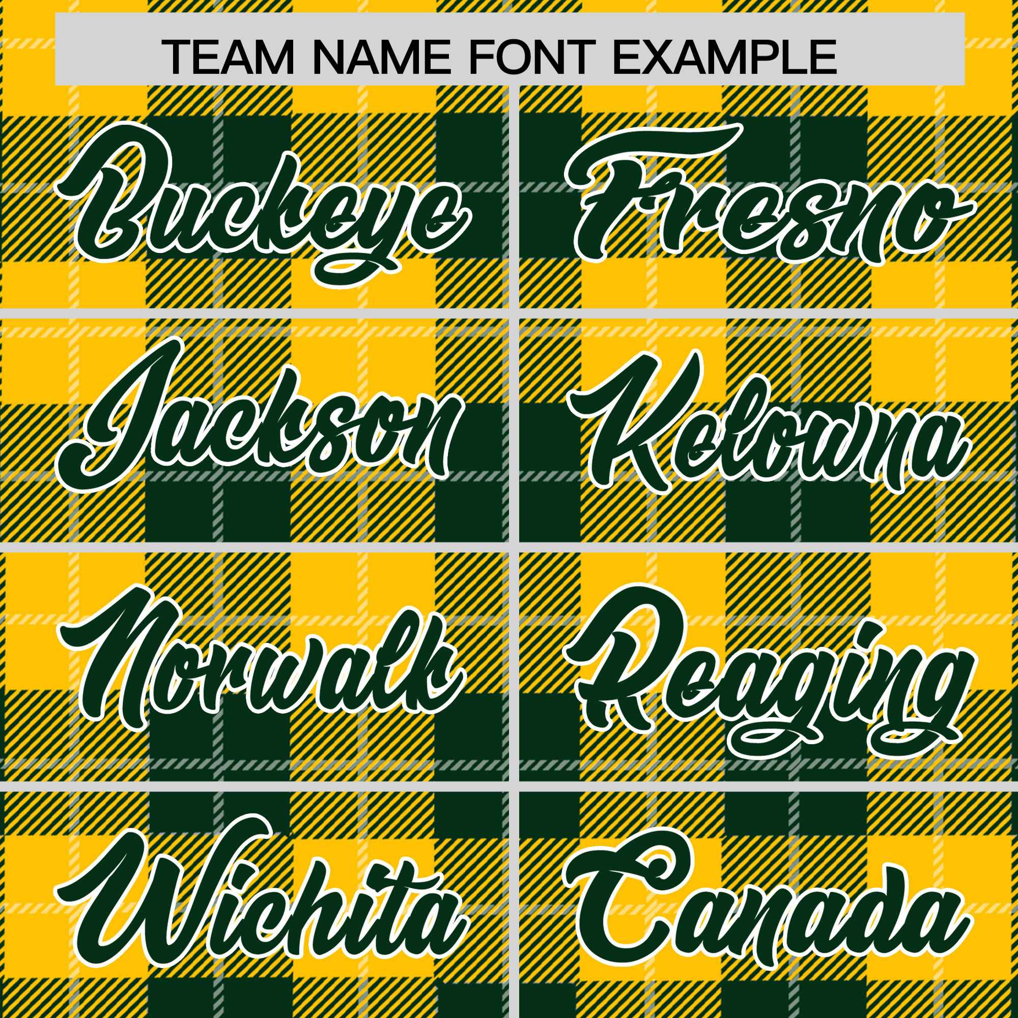 Custom Gold Green-White Varsity Full-Snap Plaid Pattern Letterman Baseball Jacket