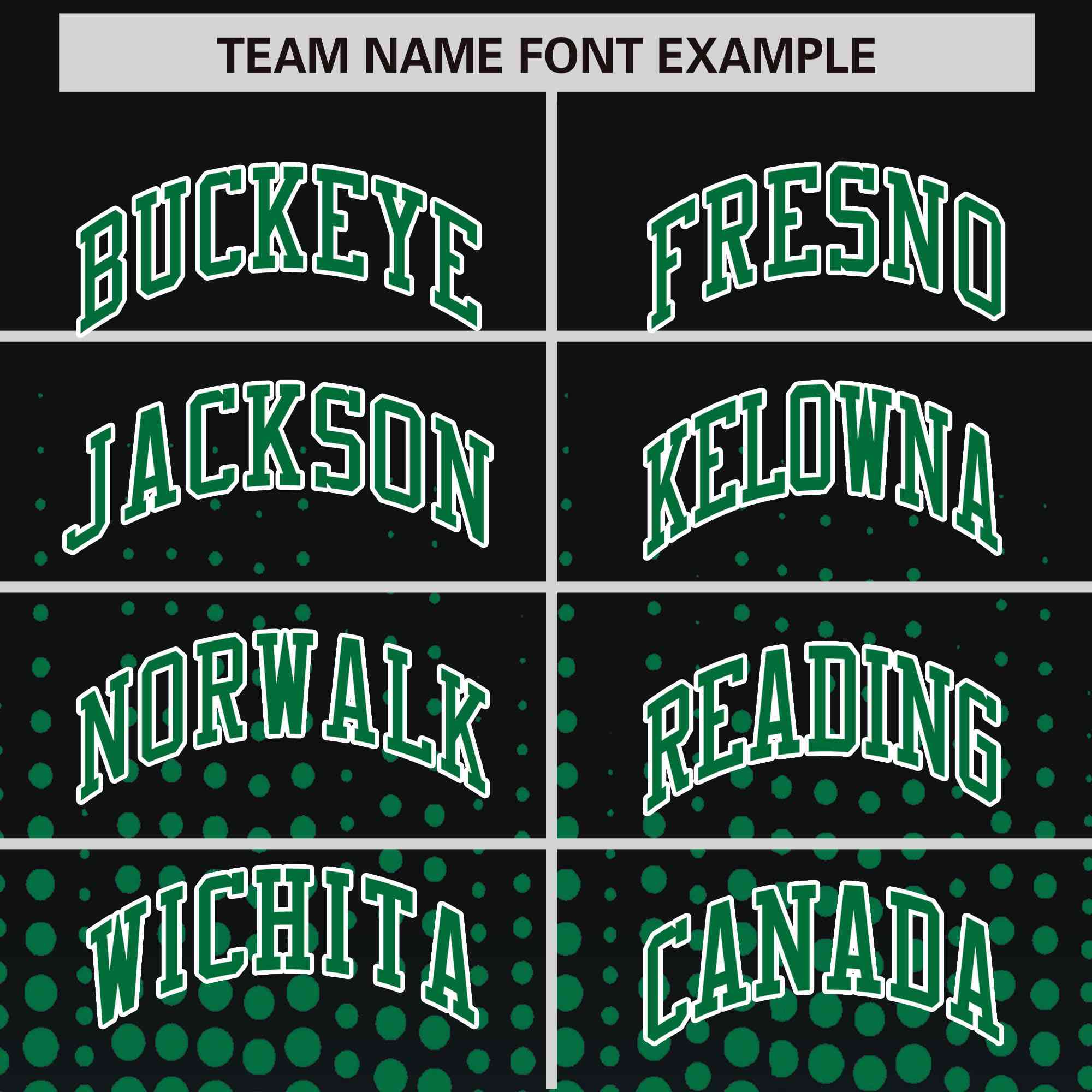 Custom Black Kelly Green Gradient Varsity Full-Snap Polka Dot Pattern Letterman Baseball Jacket