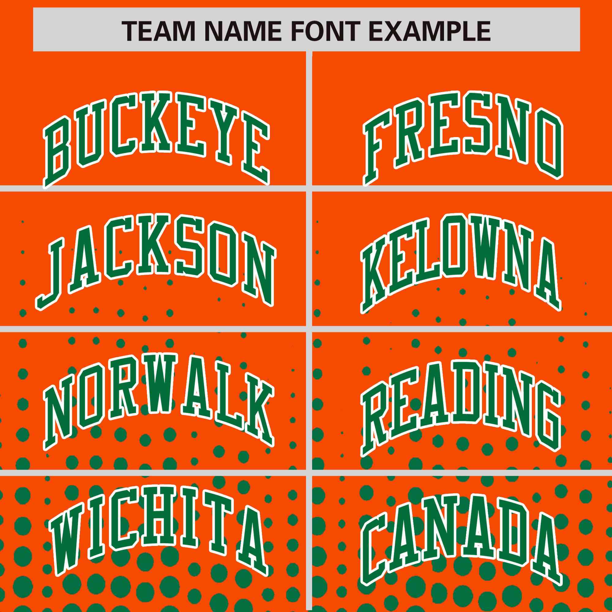 Custom Orange Kelly Green Gradient Varsity Full-Snap Polka Dot Pattern Letterman Baseball Jacket