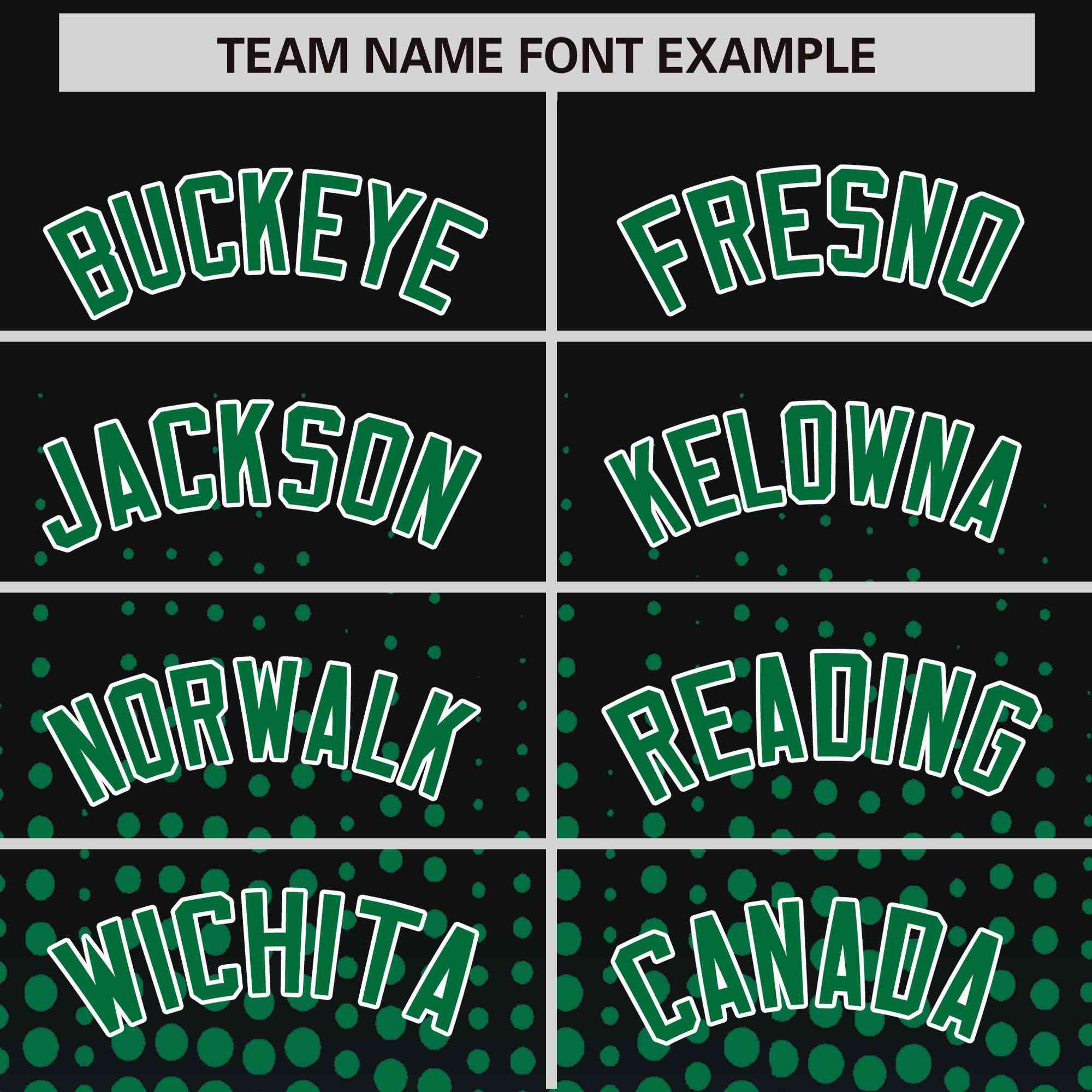 Custom Black Kelly Green Gradient Varsity Full-Snap Polka Dot Pattern Letterman Baseball Jacket