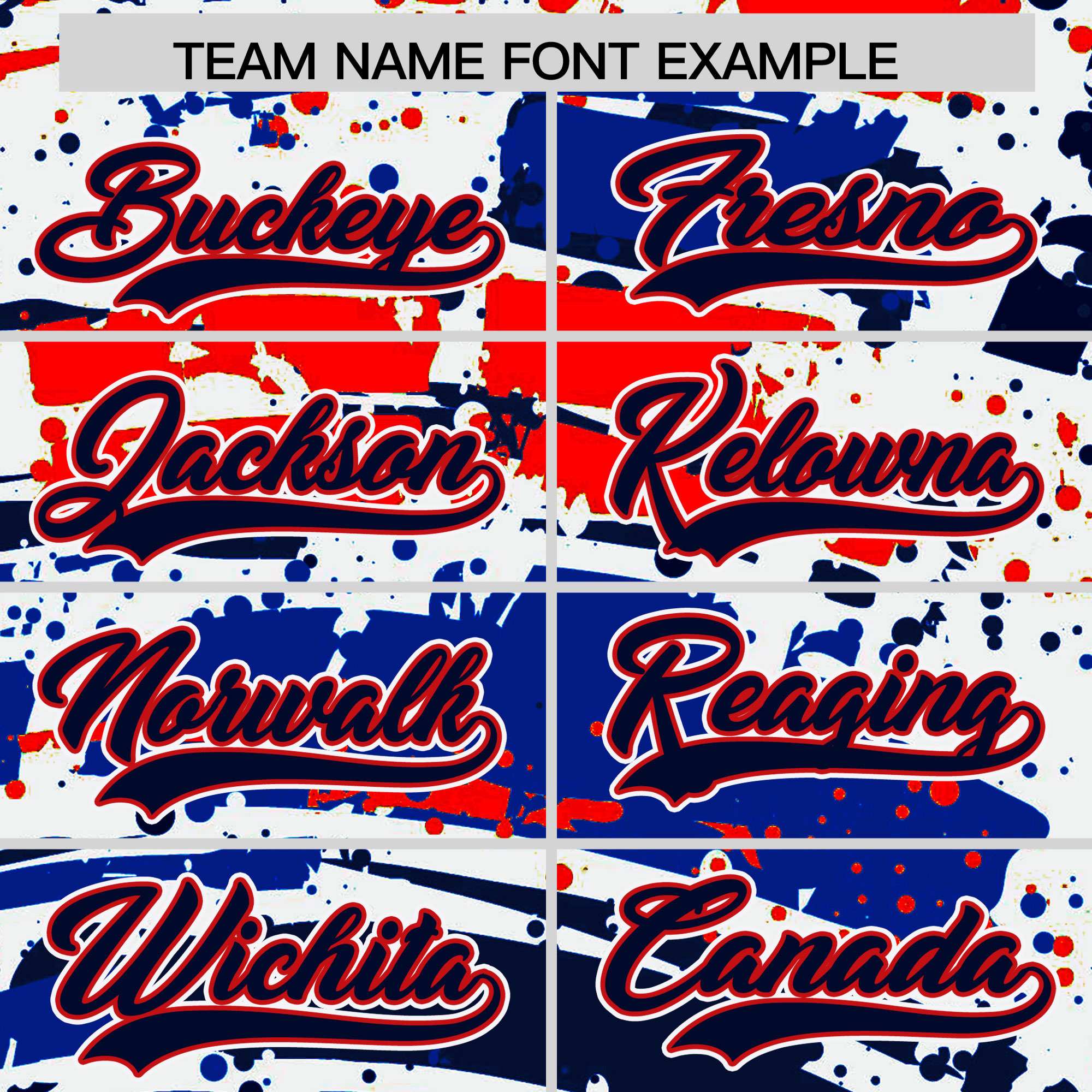 Custom Navy Varsity Full-Snap Graffiti Pattern Letterman Baseball Jacket