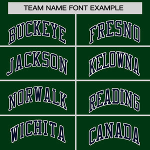 Custom Green White Varsity Full-Snap Color Block Personalized Raglan Sleeves Letterman Jacket