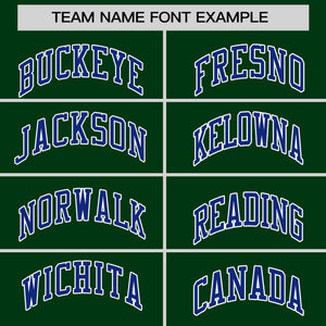 Custom Green Royal Varsity Full-Snap Color Block Personalized Raglan Sleeves Letterman Jacket