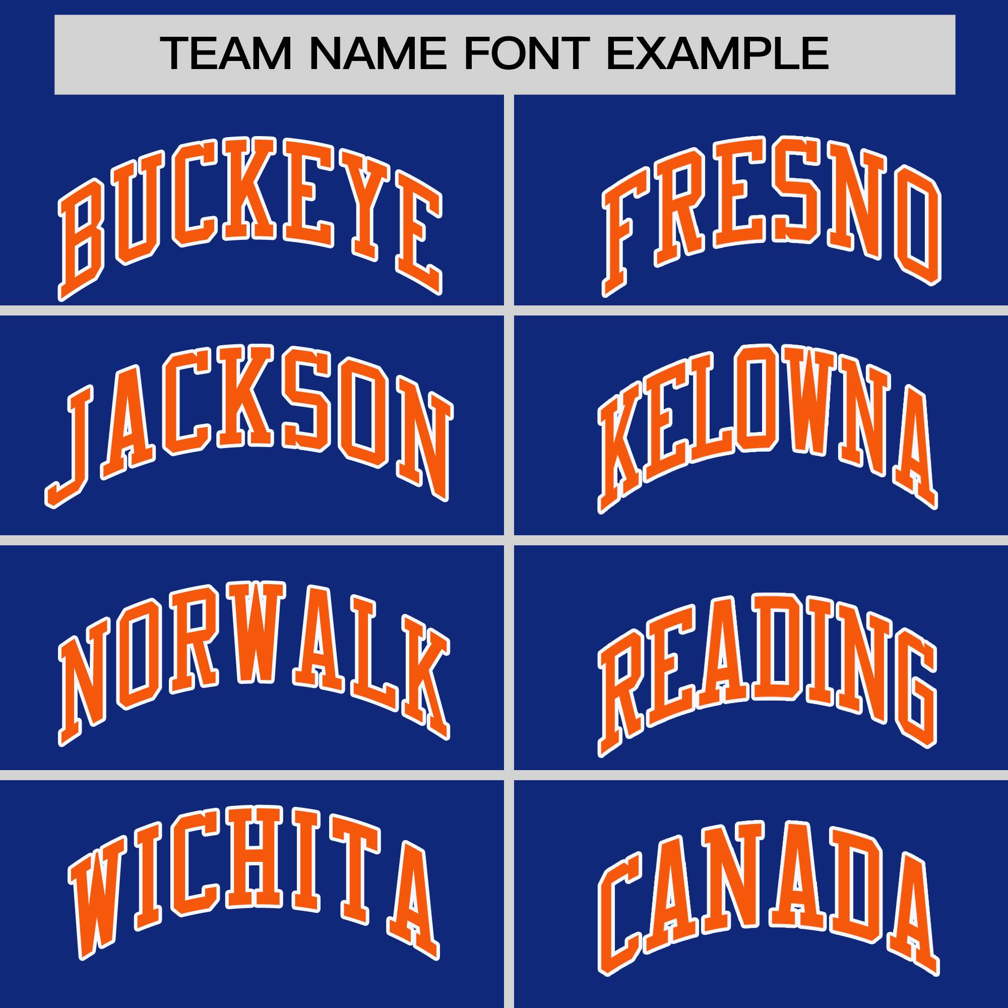 Custom Royal Orange Varsity Full-Snap Color Block Personalized Raglan Sleeves Letterman Jacket