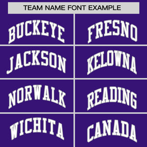 Custom Purple Gray Varsity Full-Snap Color Block Personalized Raglan Sleeves Letterman Jacket