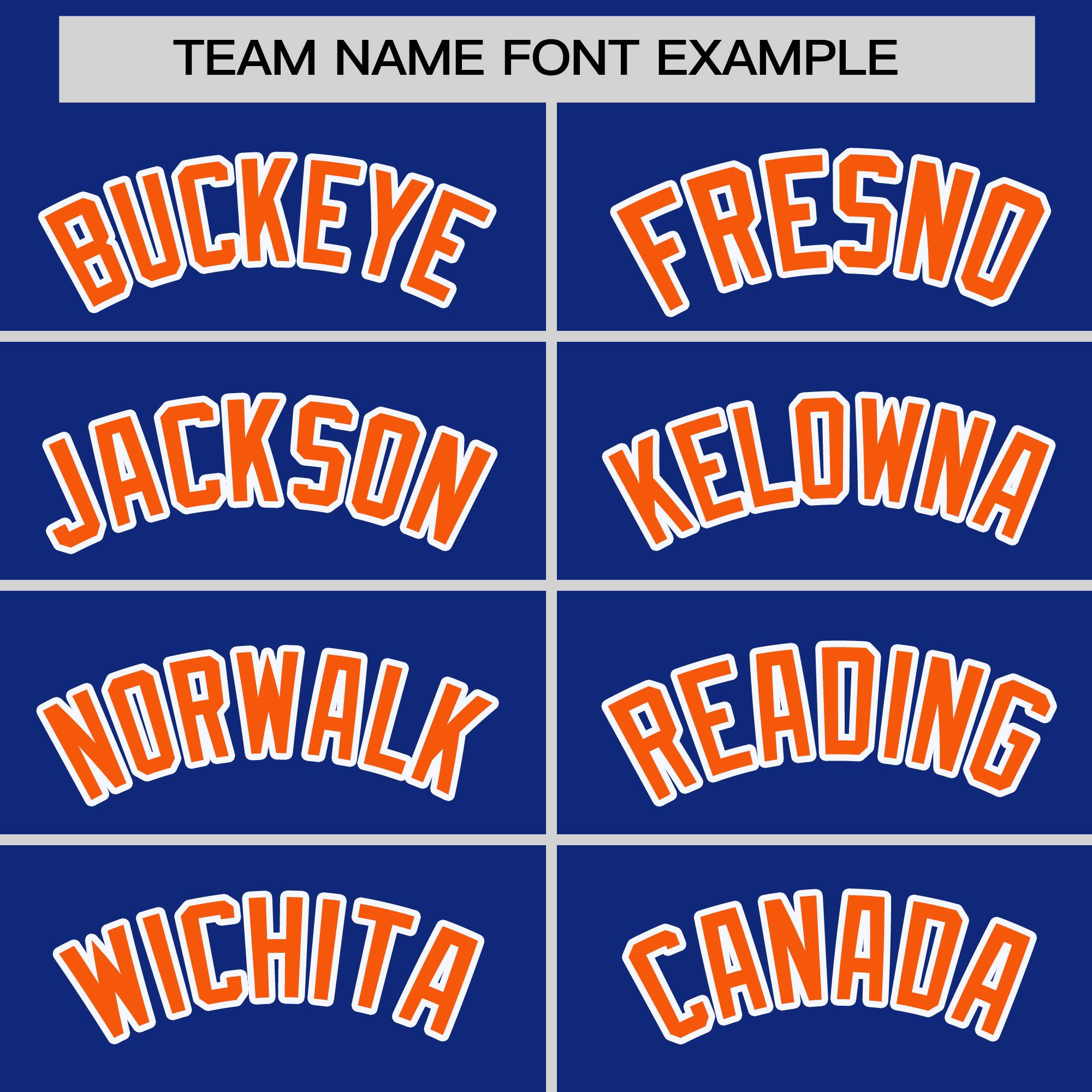 Custom Royal Orange Varsity Full-Snap Color Block Personalized Raglan Sleeves Letterman Jacket