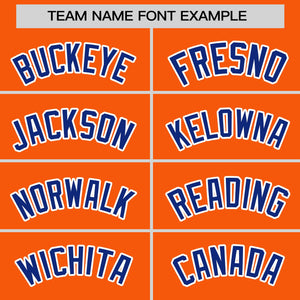 Custom Orange Royal Varsity Full-Snap Color Block Personalized Raglan Sleeves Letterman Jacket