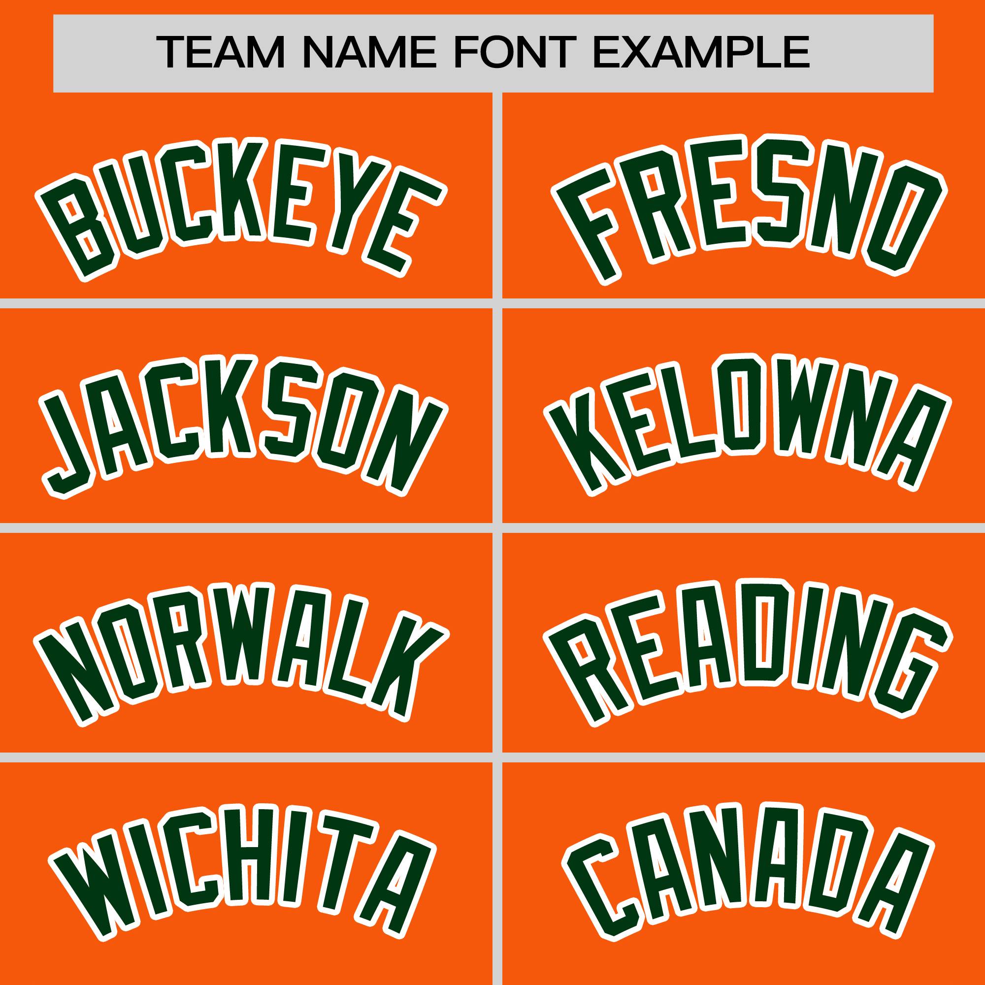 Custom Orange Green Varsity Full-Snap Color Block Personalized Raglan Sleeves Letterman Jacket