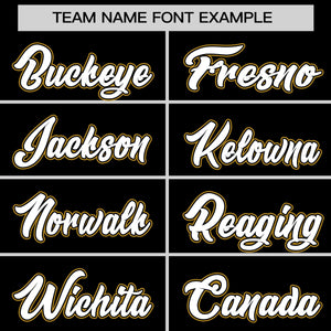 Custom Black Old Gold Varsity Full-Snap Color Block Personalized Raglan Sleeves Letterman Jacket