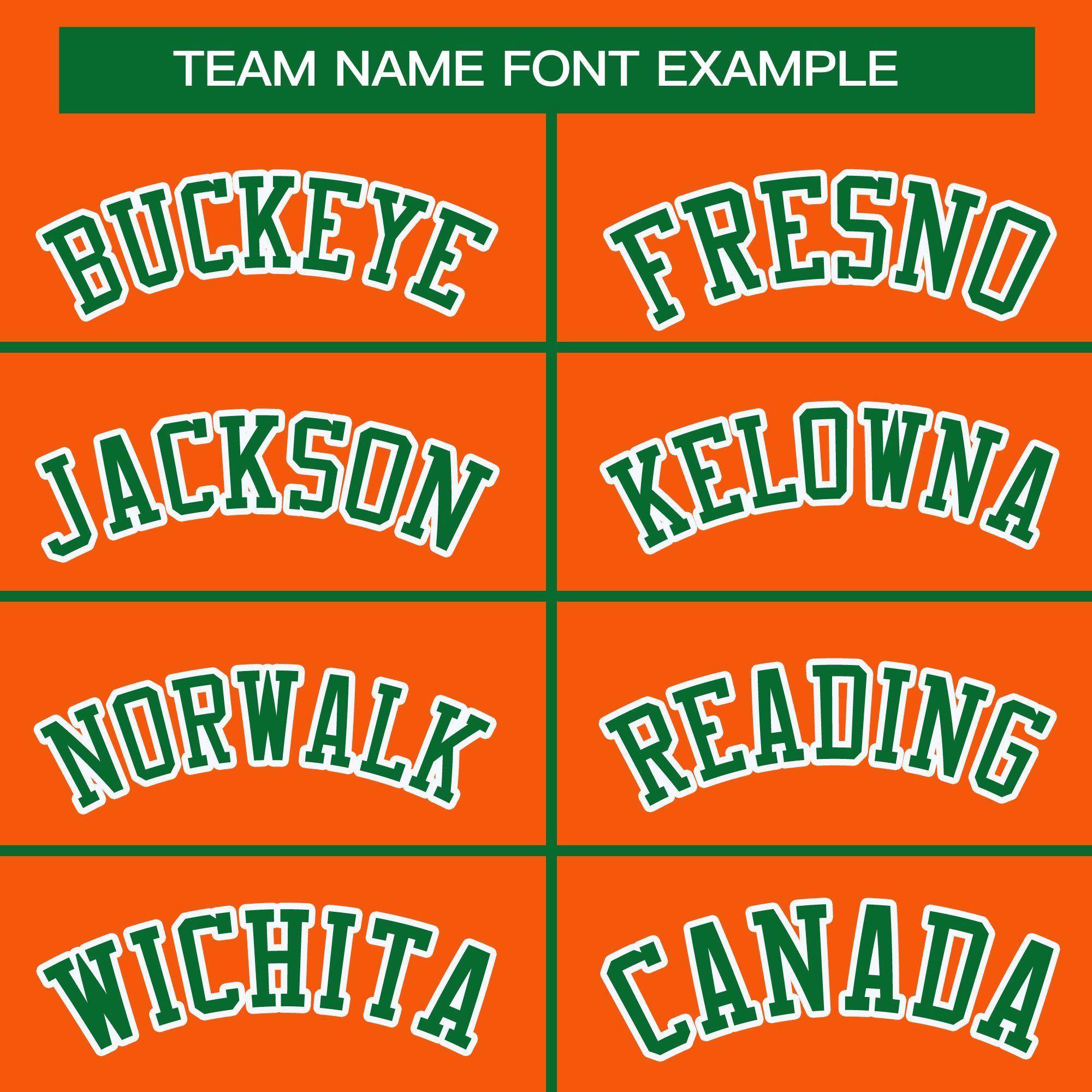 Custom White Kelly Green-Orange Full-Snap Varsity Raglan Sleeves Letterman Baseball Jacket