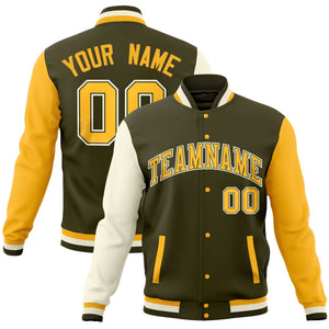 Custom Navy Aqua Full-Snap Varsity Raglan Sleeves Letterman Baseball Jacket