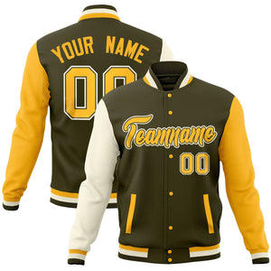 Custom Navy Aqua Full-Snap Varsity Raglan Sleeves Letterman Baseball Jacket