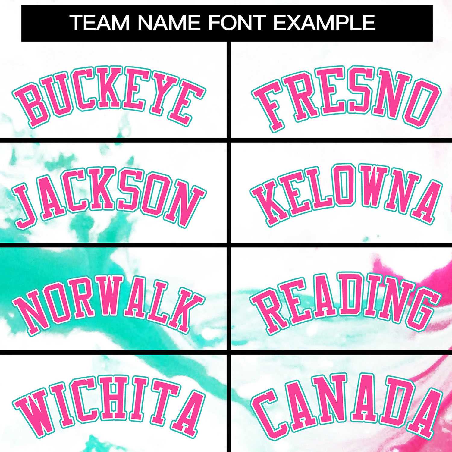 Custom Pink Aqua-White Tie Dye Ink Paint Varsity Graffiti Pattern Letterman Jacket