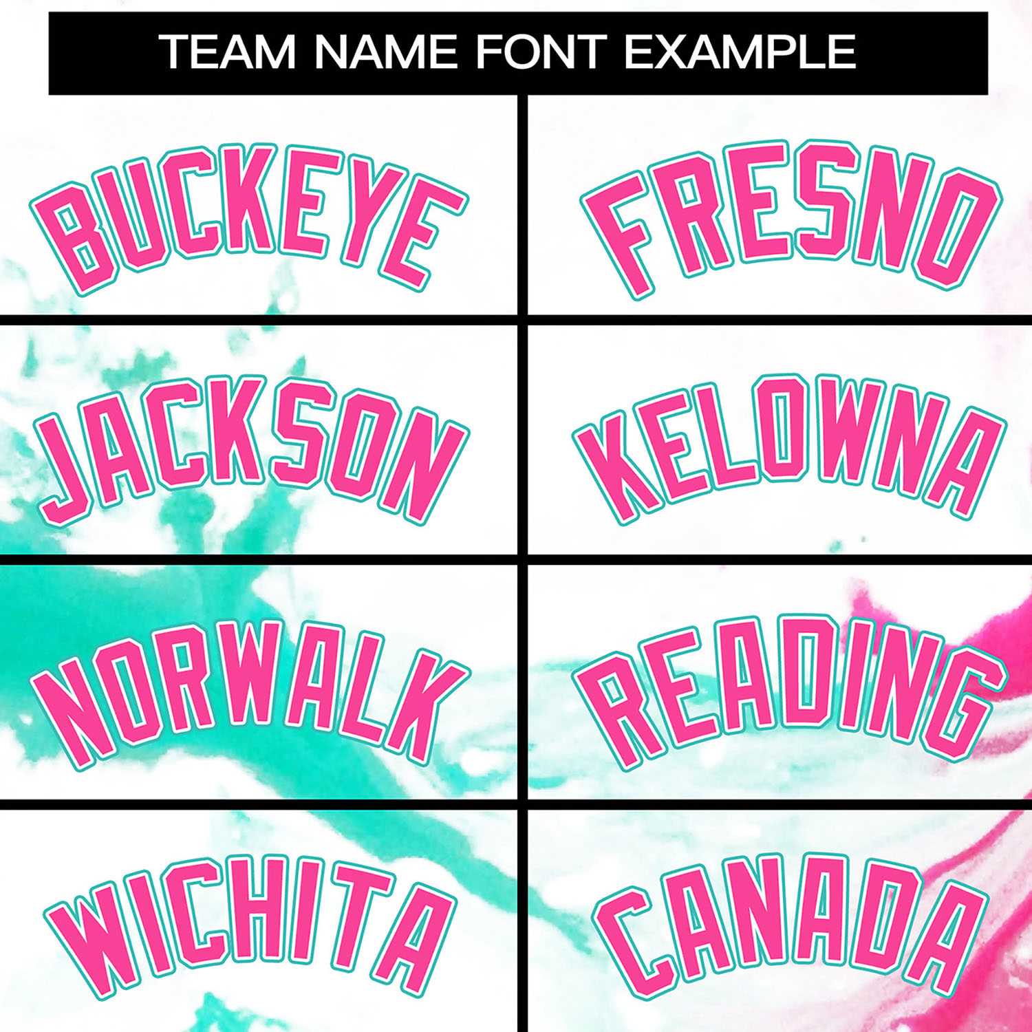 Custom Pink Aqua-White Tie Dye Ink Paint Varsity Graffiti Pattern Letterman Jacket