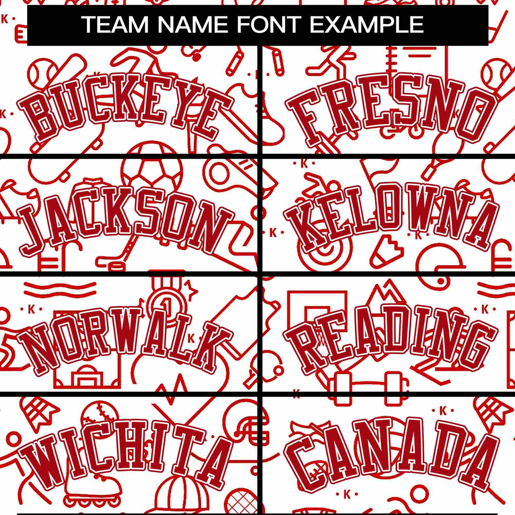 Custom White Red Line Graffiti Pattern Varsity Raglan Sleeves Letterman Baseball Jacket