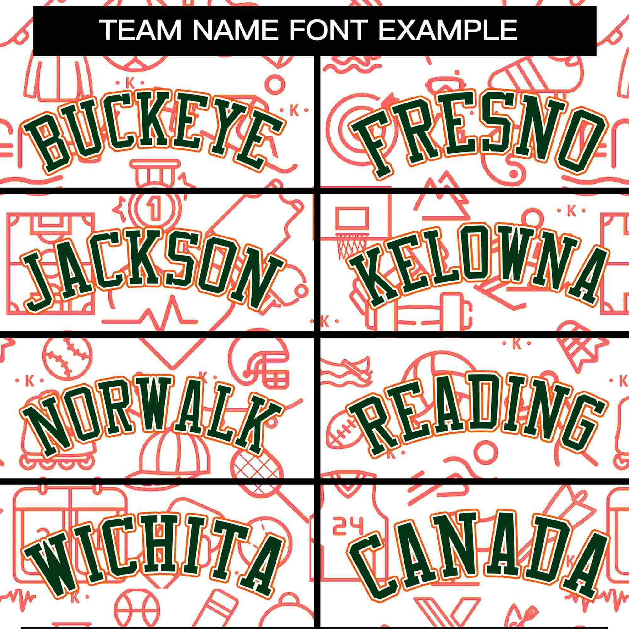 Custom White Green-Orange Line Graffiti Pattern Varsity Raglan Sleeves Letterman Baseball Jacket