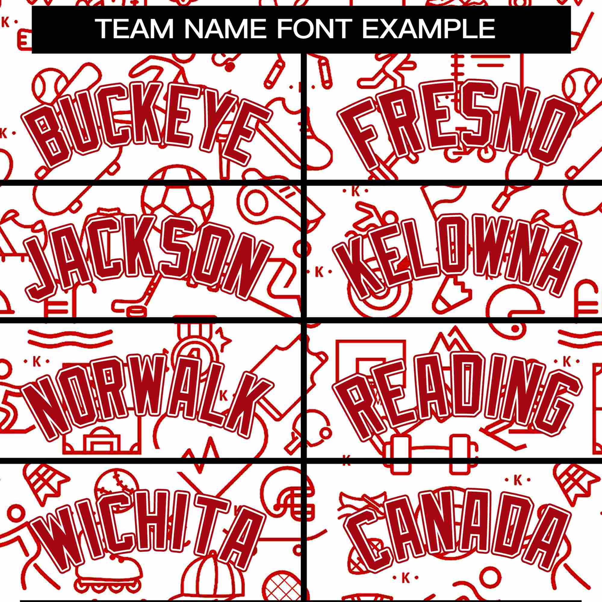 Custom White Red Line Graffiti Pattern Varsity Raglan Sleeves Letterman Baseball Jacket