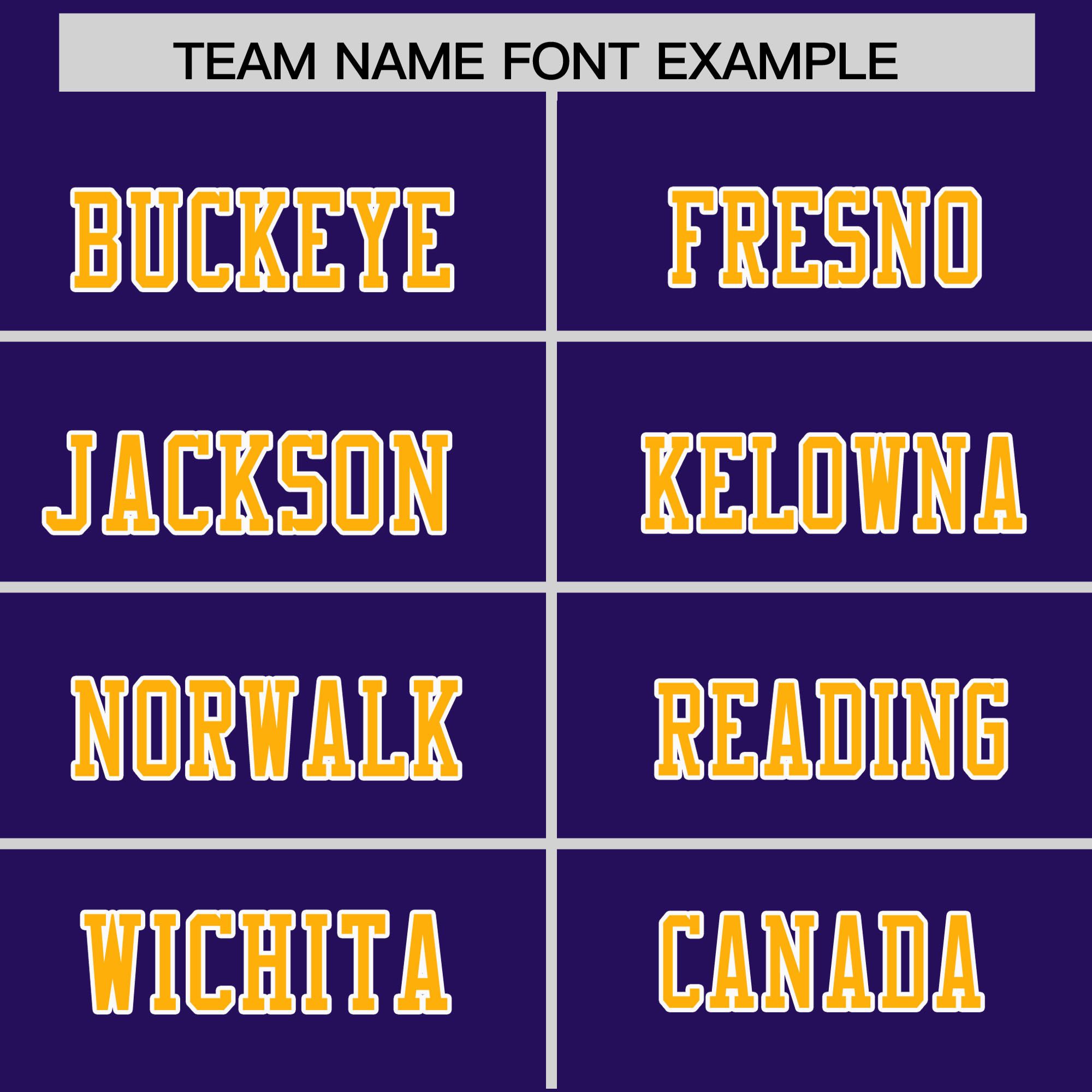 Custom Purple Yellow Personalized Color Block Authentic Football Jersey