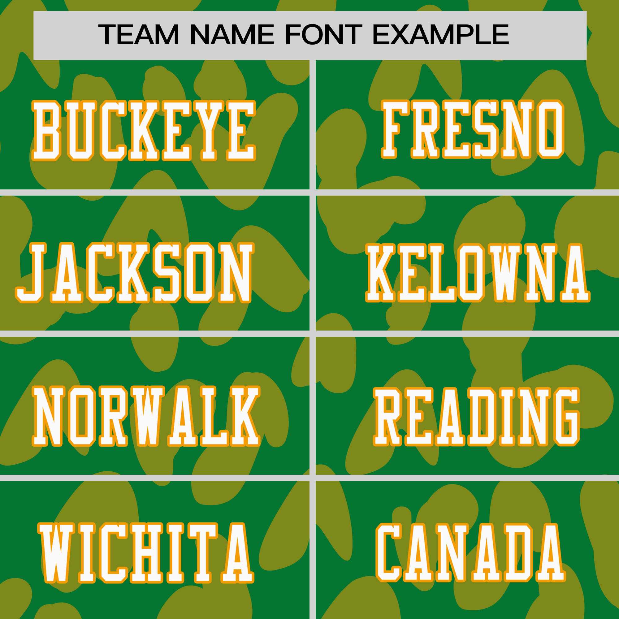 Custom Kelly Green Yellow Raglan Sleeves Personalized Camo Authentic Football Jersey