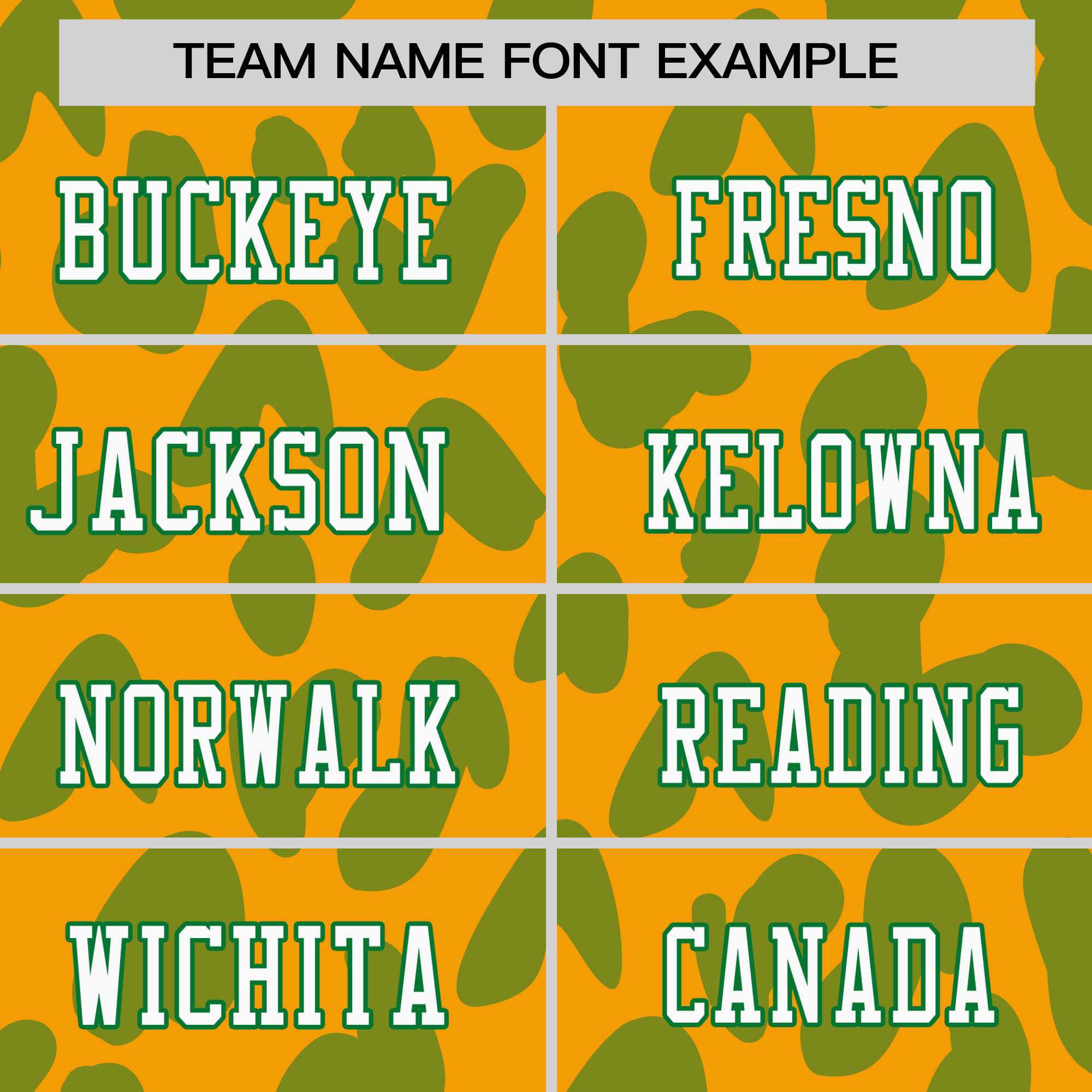 Custom Yellow Kelly Green Raglan Sleeves Personalized Camo Authentic Football Jersey