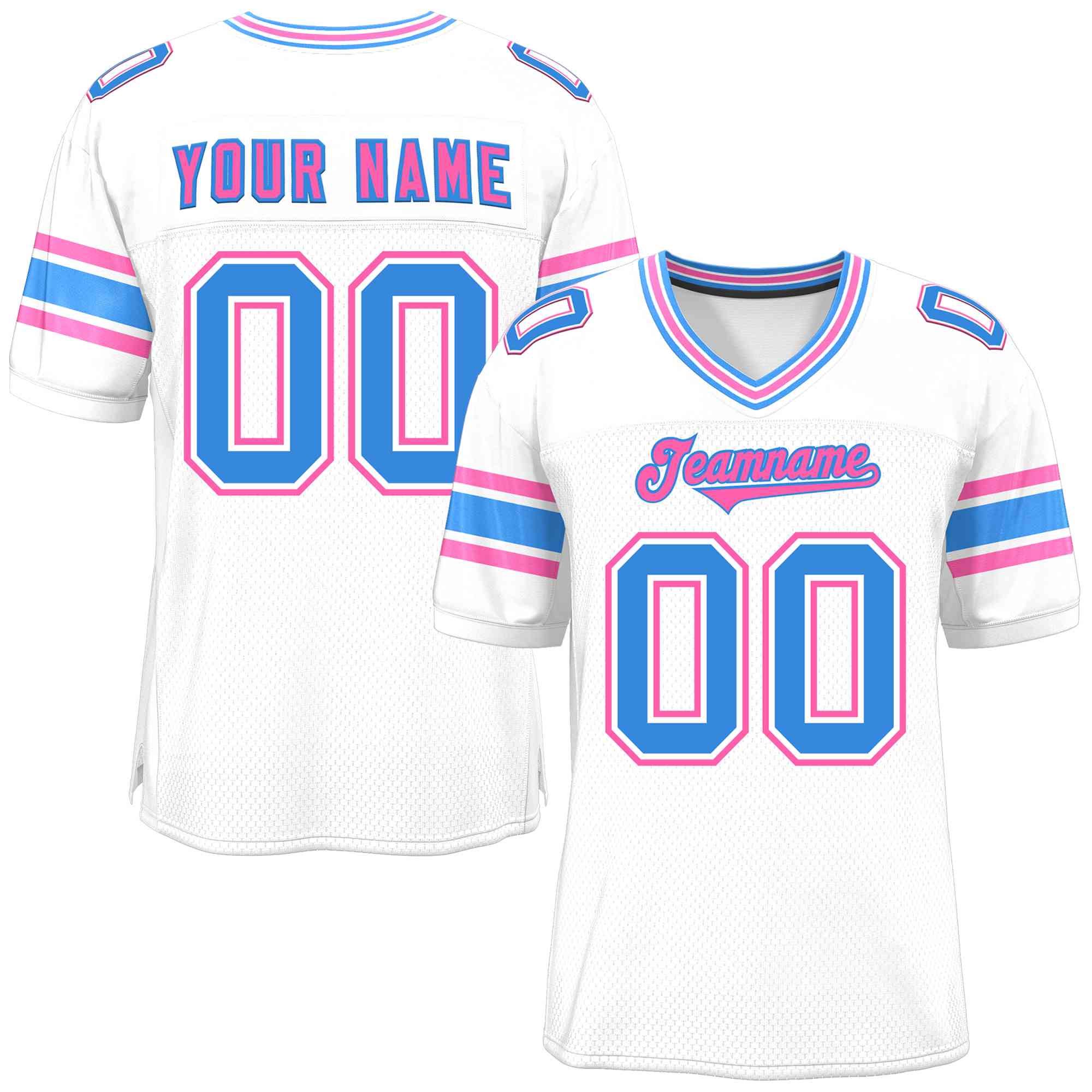 Custom White Personalized Classic Authentic Football Jersey