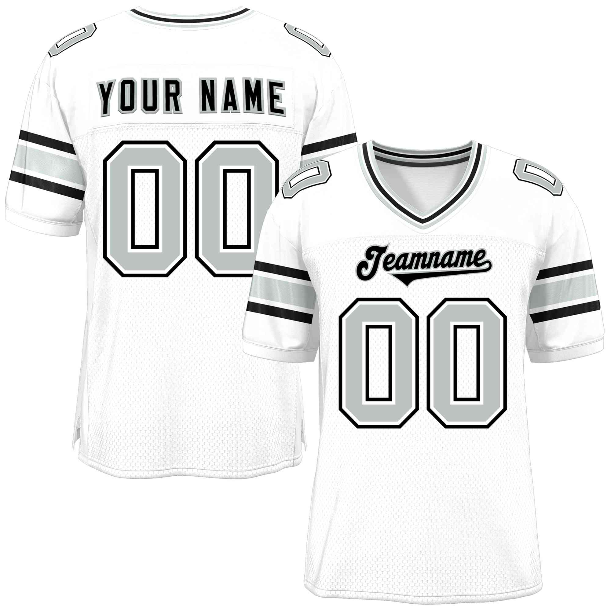 Custom White Personalized Classic Authentic Football Jersey