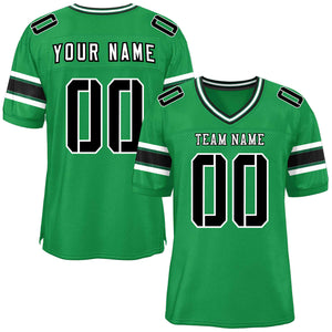 Custom Kelly Green Personalized Classic Authentic Football Jersey