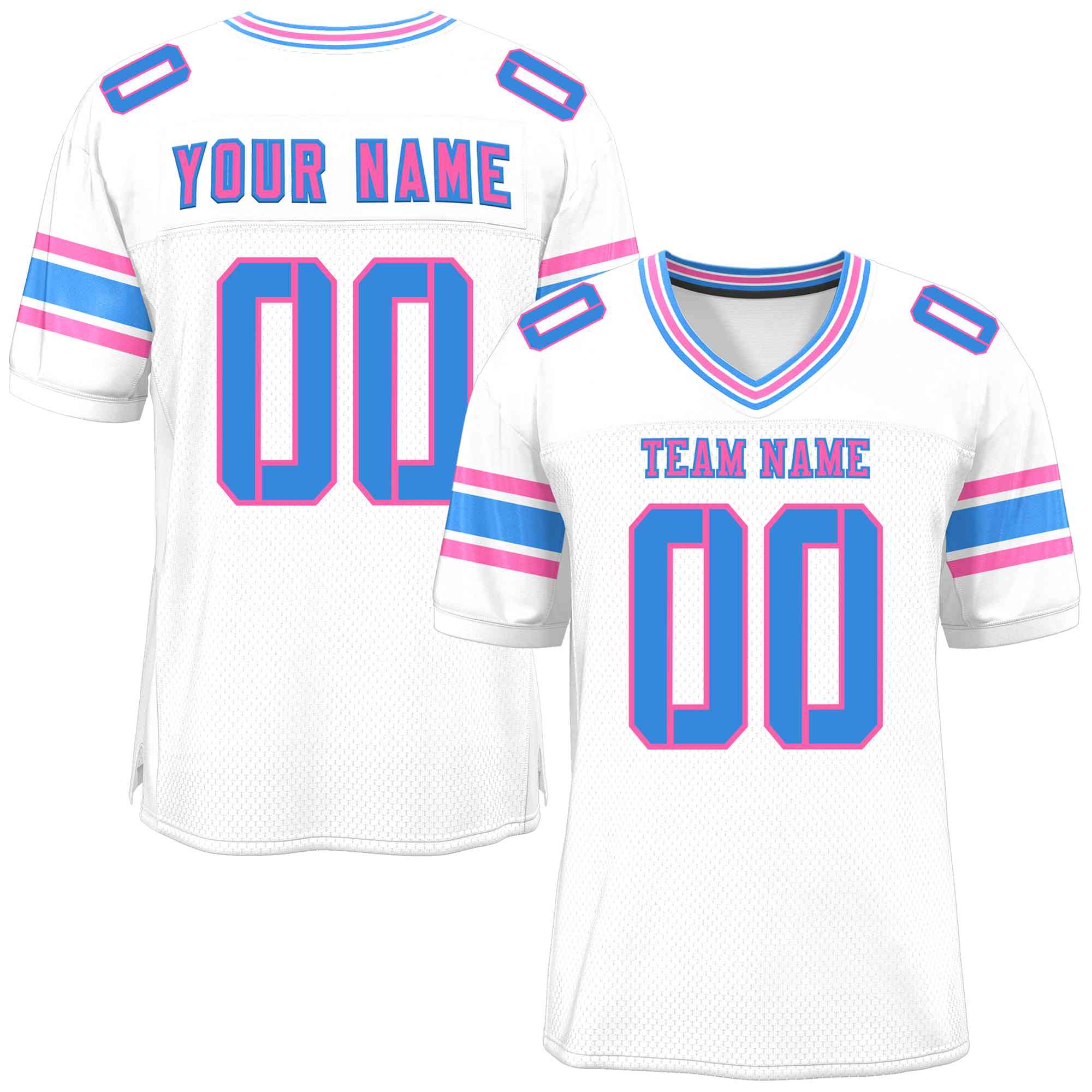 Custom White Personalized Classic Authentic Football Jersey