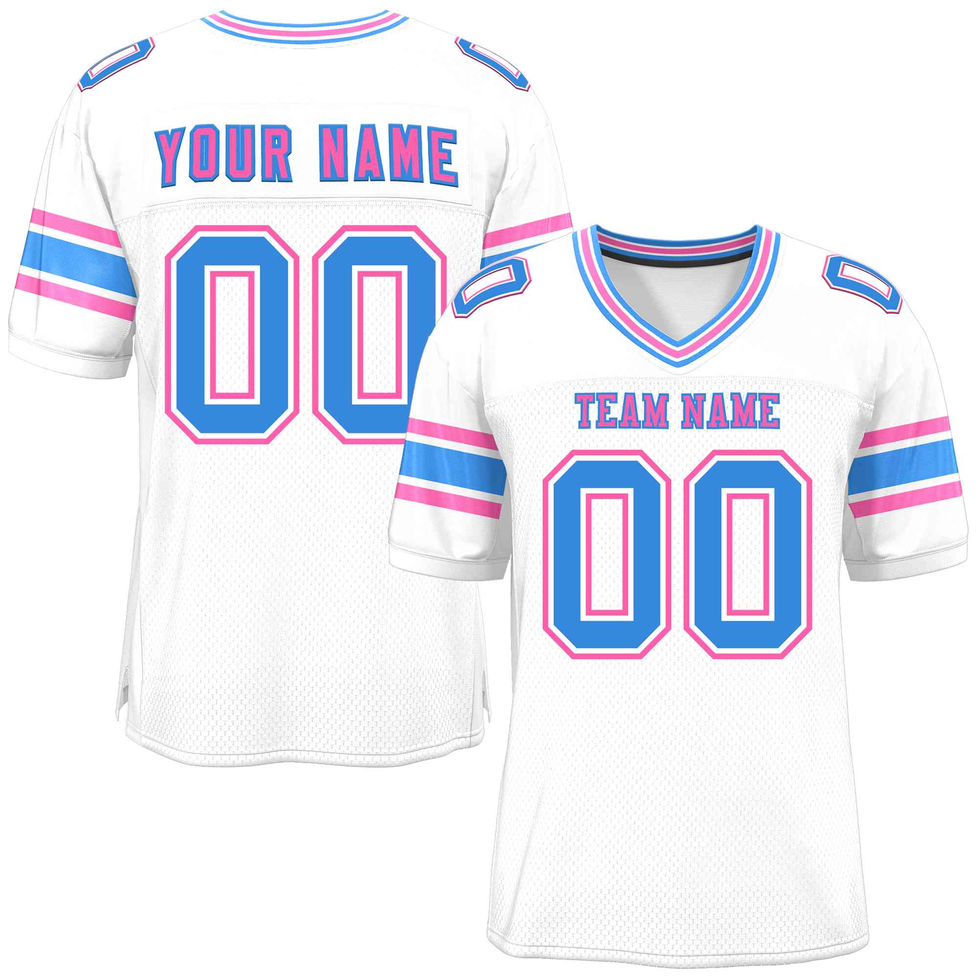 Custom White Personalized Classic Authentic Football Jersey