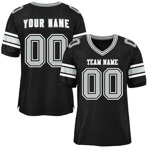 Custom Black Personalized Classic Authentic Football Jersey