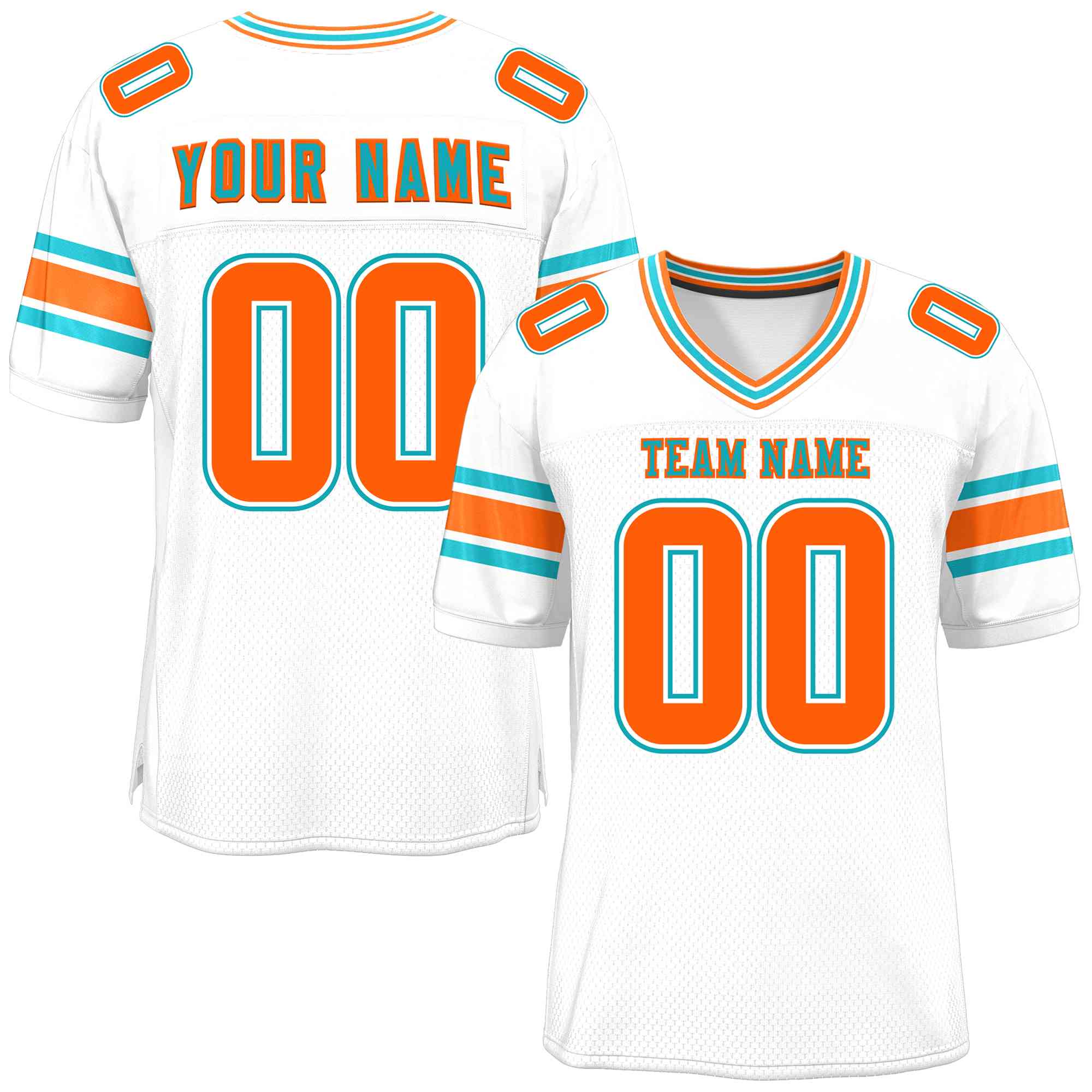 Custom White Personalized Classic Authentic Football Jersey