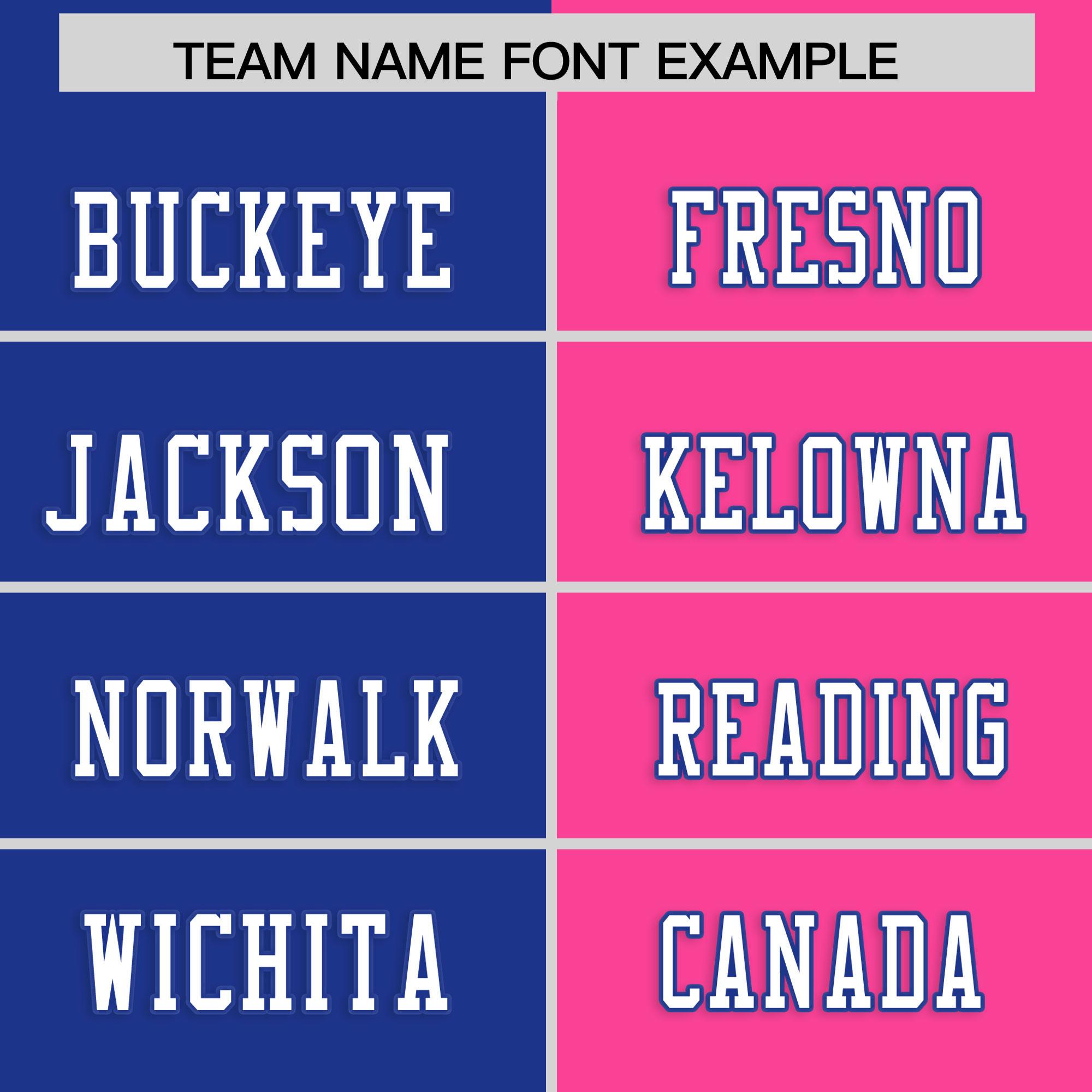 Custom Royal Pink Personalized Split Two Tone Design Authentic Football Jersey