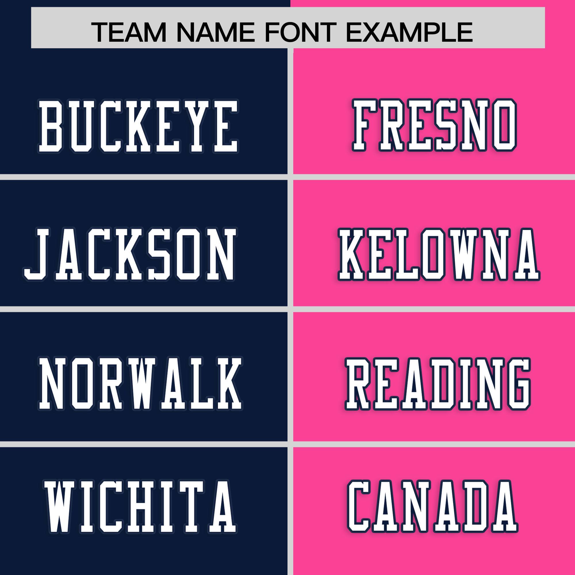 Custom Navy Pink Personalized Split Two Tone Design Authentic Football Jersey