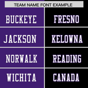 Custom Purple Black Personalized Split Two Tone Design Authentic Football Jersey