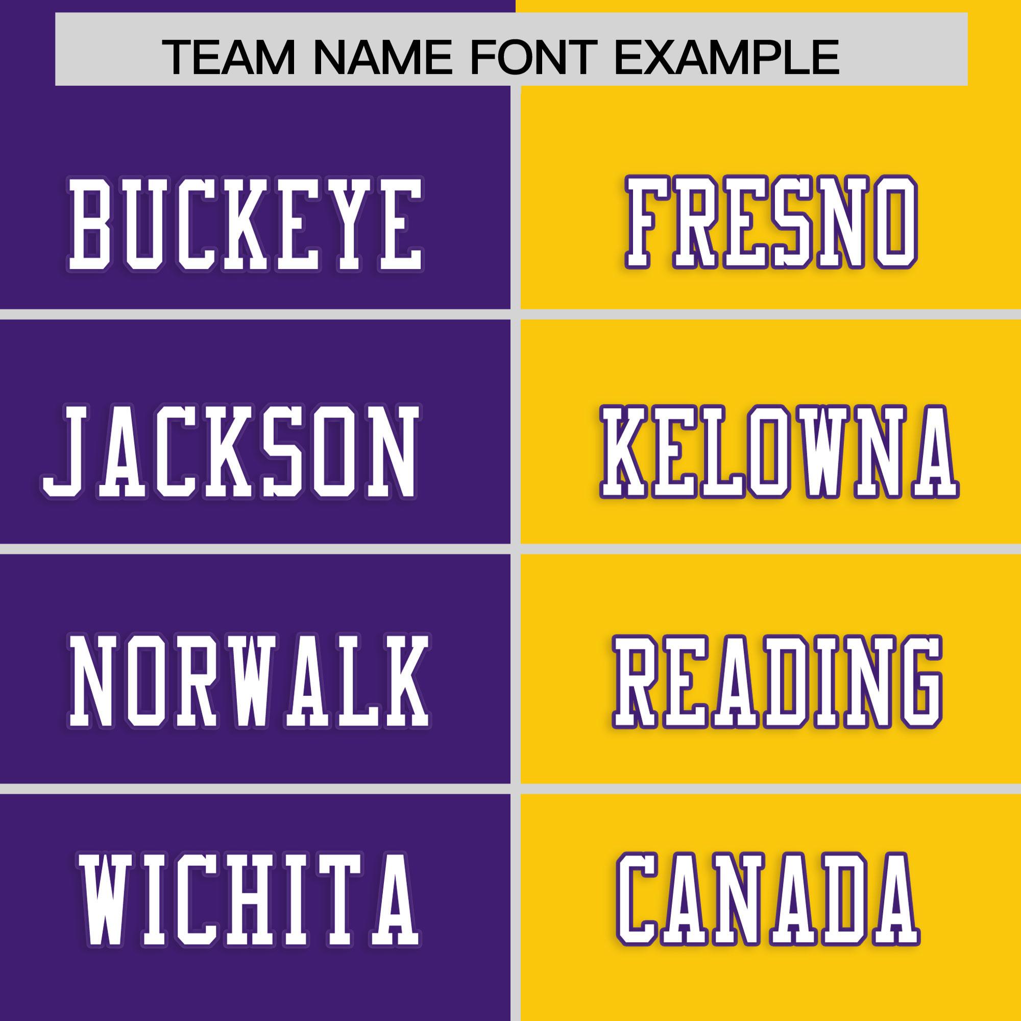 Custom Purple Gold Personalized Split Two Tone Design Authentic Football Jersey