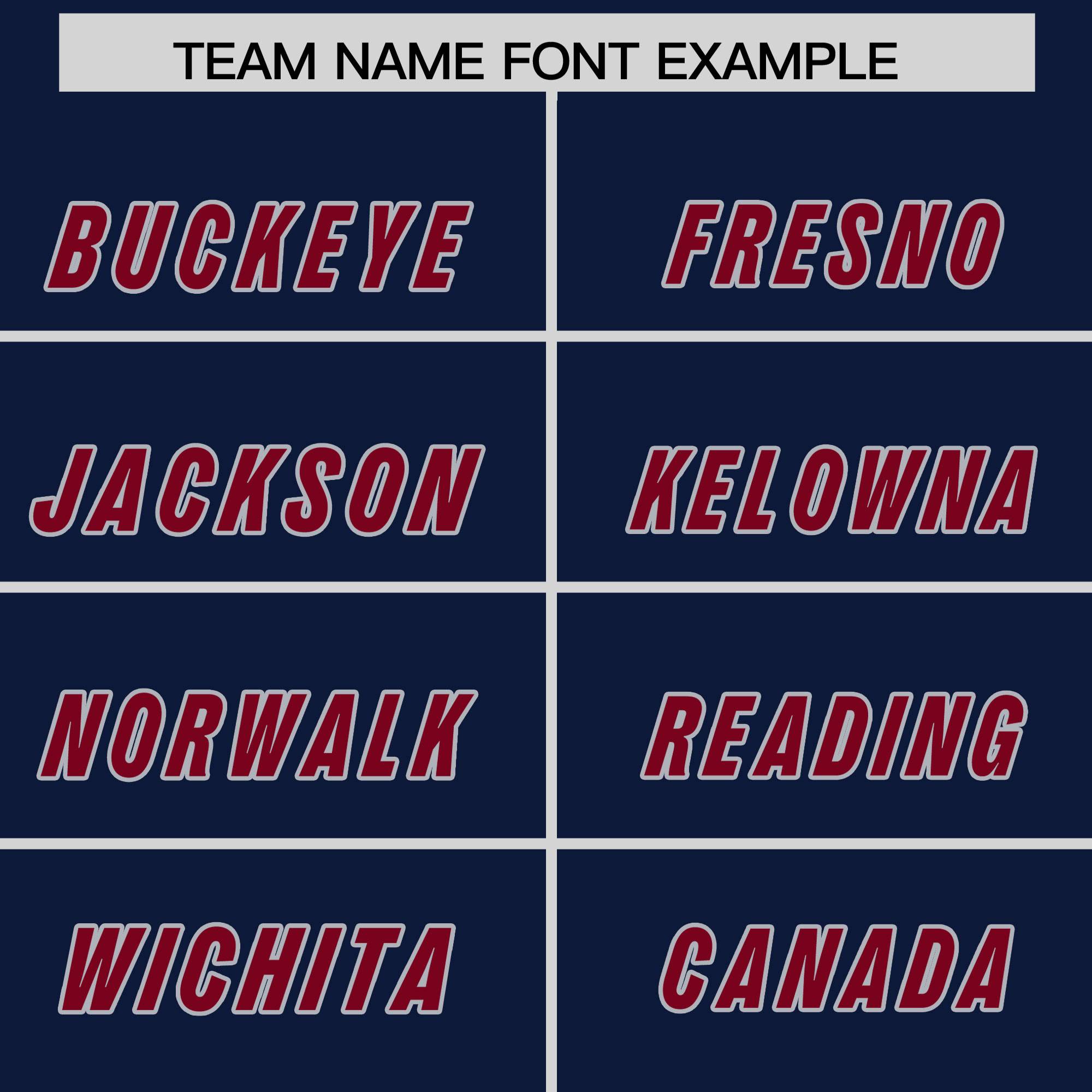 Custom Navy Gray Retro Personalized Sleeve Line Authentic Football Jersey