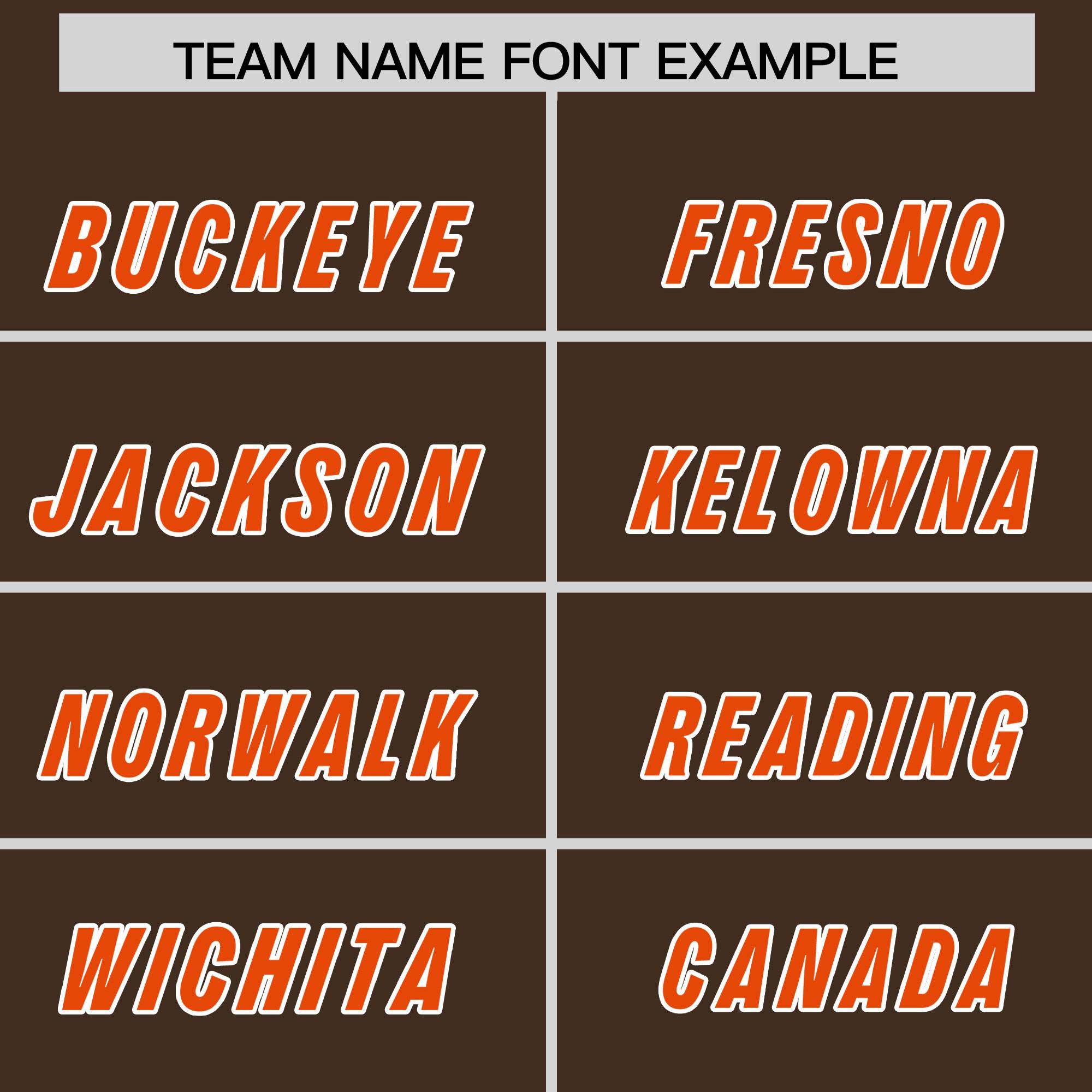 Custom Brown White Retro Personalized Sleeve Line Authentic Football Jersey