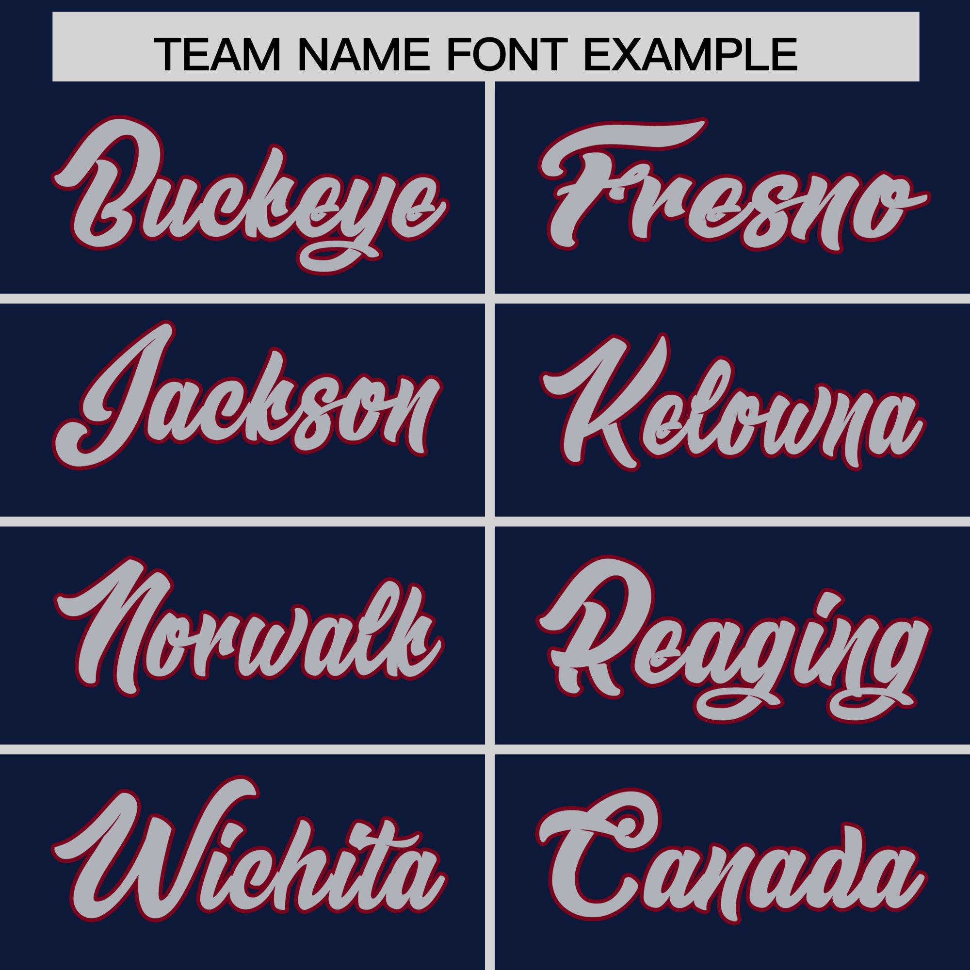 Custom Navy Red Retro Personalized Sleeve Line Authentic Football Jersey