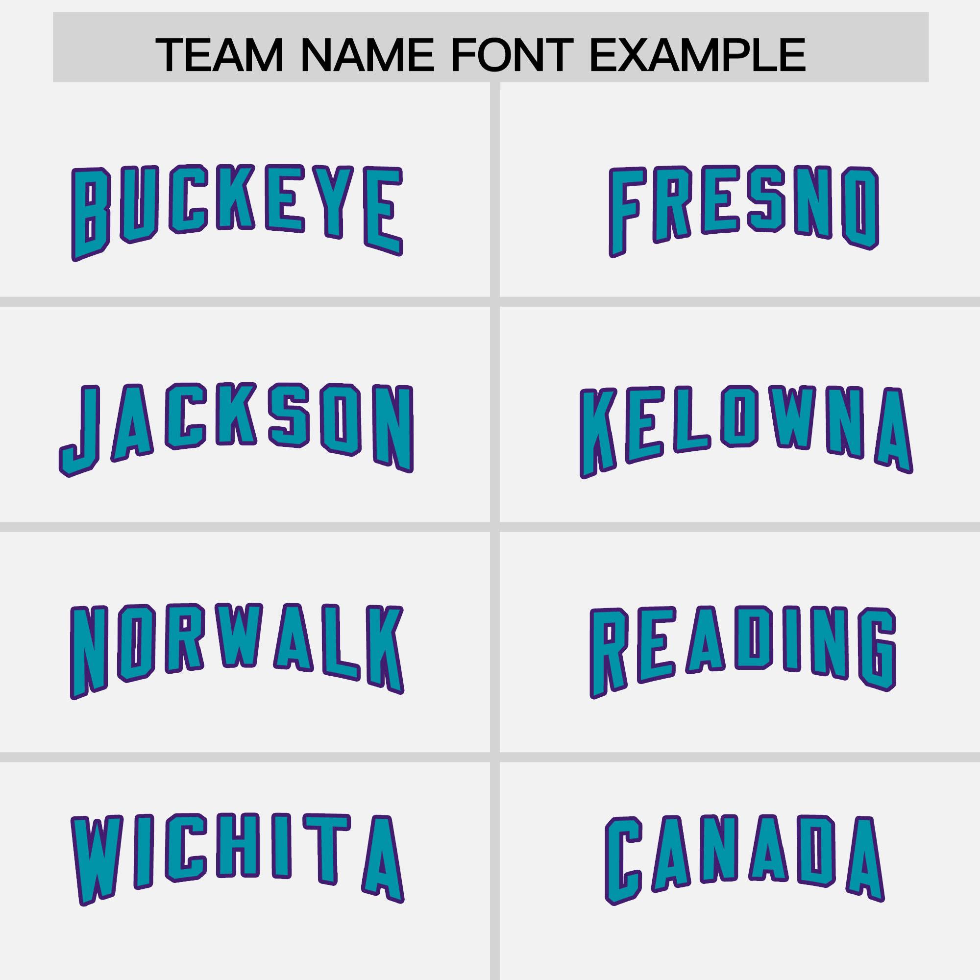 Custom White Aqua Retro Personalized Sleeve Line Authentic Football Jersey