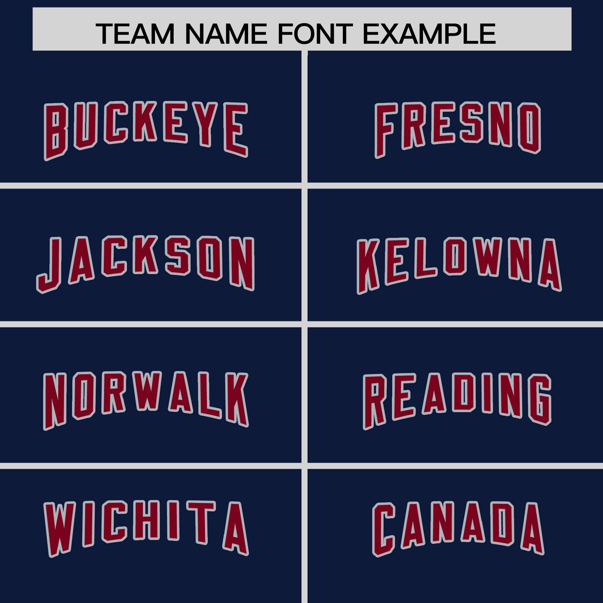 Custom Navy Gray Retro Personalized Sleeve Line Authentic Football Jersey