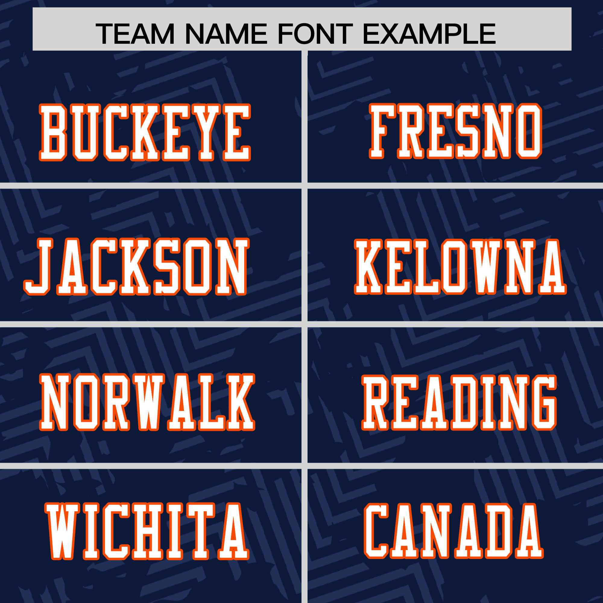 Custom Navy White-Orange Personalized Graffiti Line Design Authentic Football Jersey