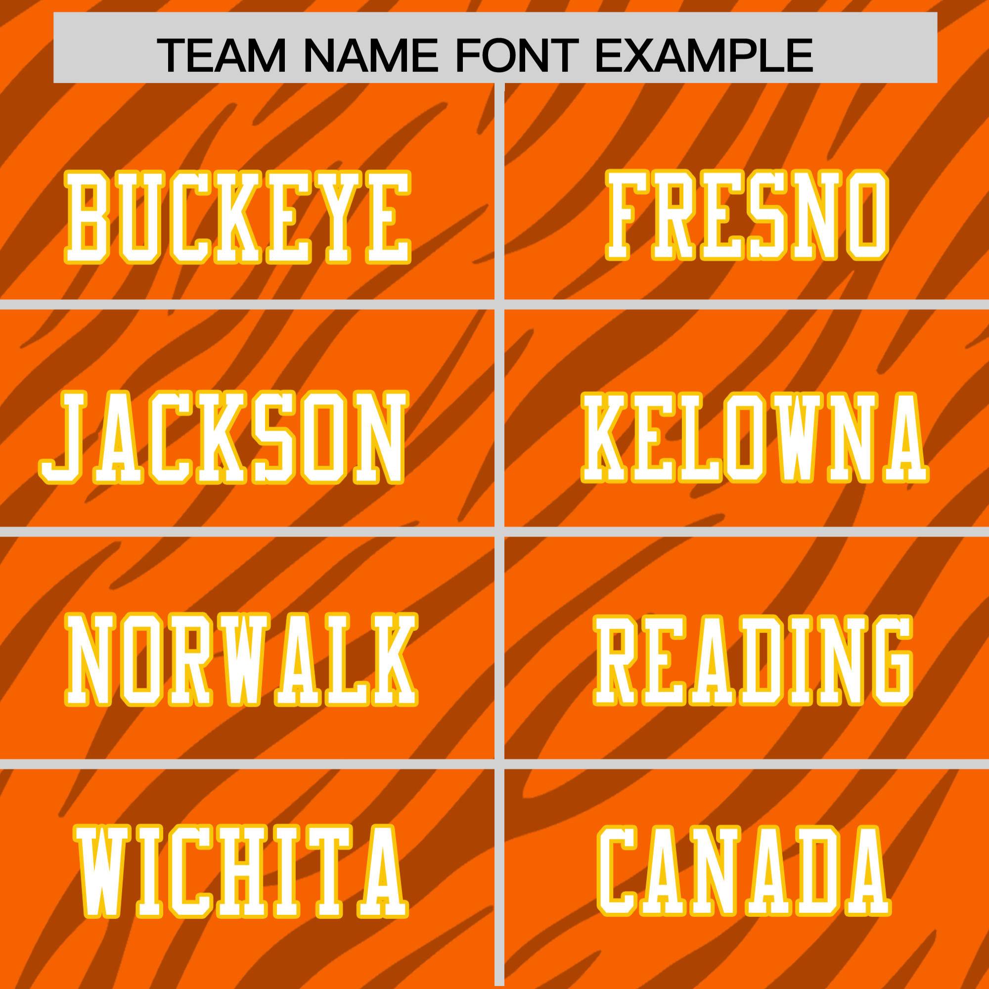 Custom Orange White Personalized Tiger Stripe Graffiti Pattern Authentic Football Jersey