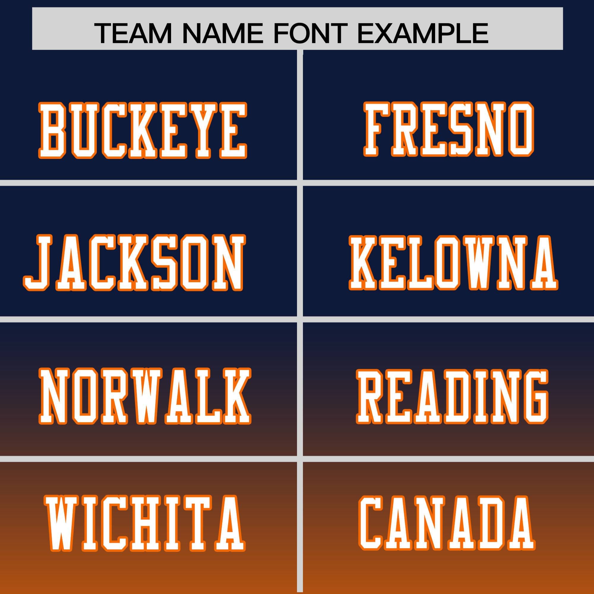 Custom Navy Orange Gradient Fashion Personalized Authentic Football Jersey