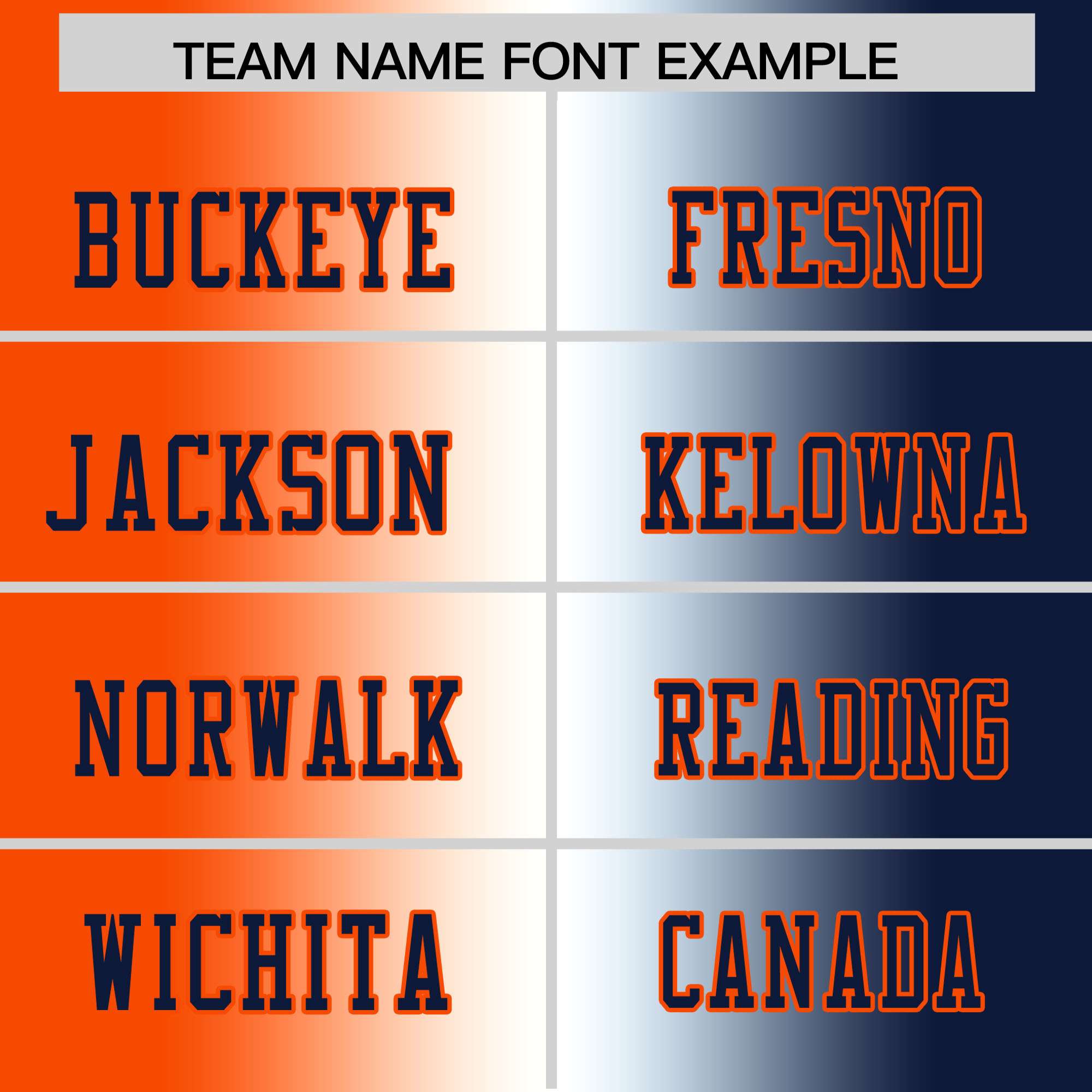 Custom Orange White-Navy Personalized Gradient Fashion Authentic Football Jersey