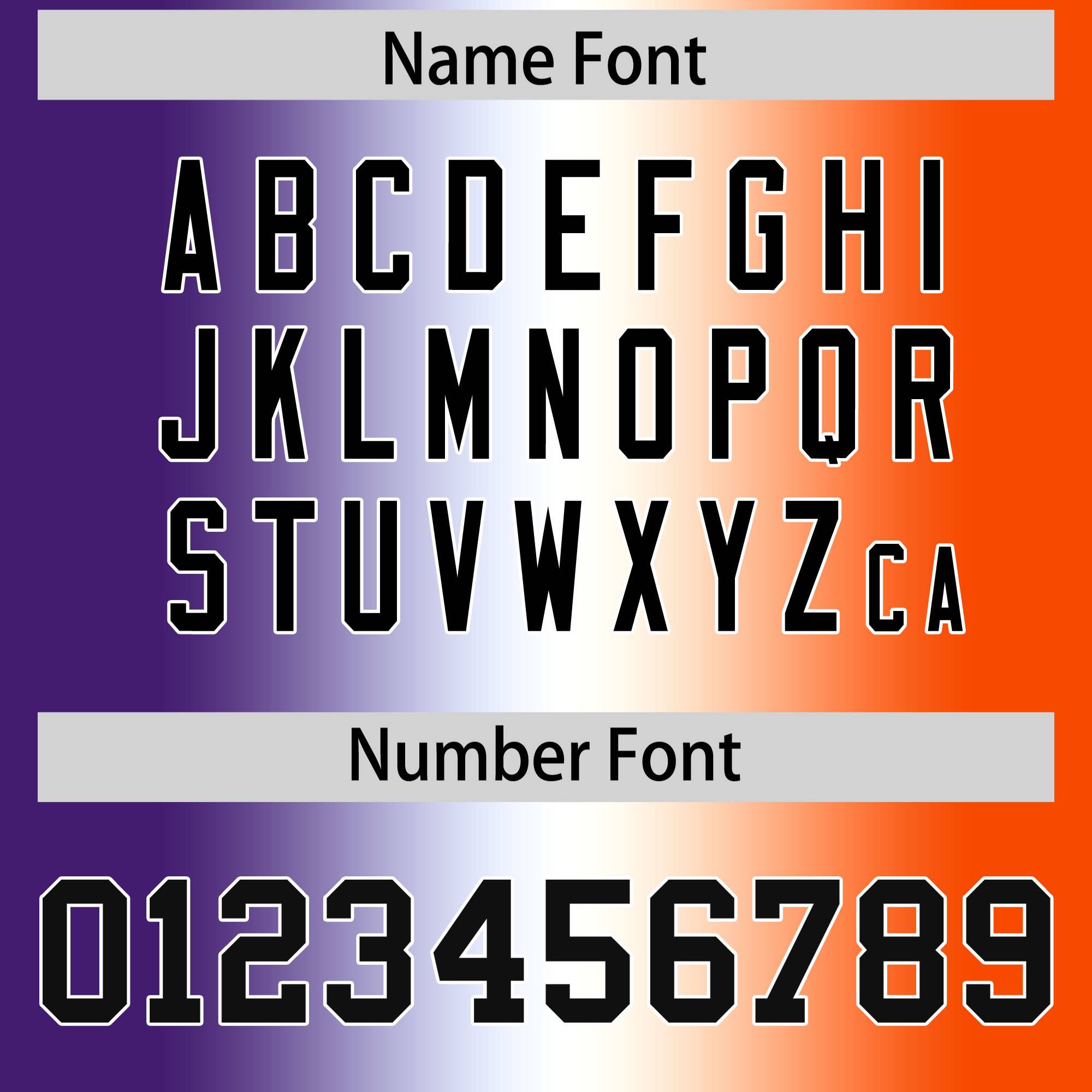 Custom Purple White-Orange Personalized Gradient Fashion Authentic Football Jersey