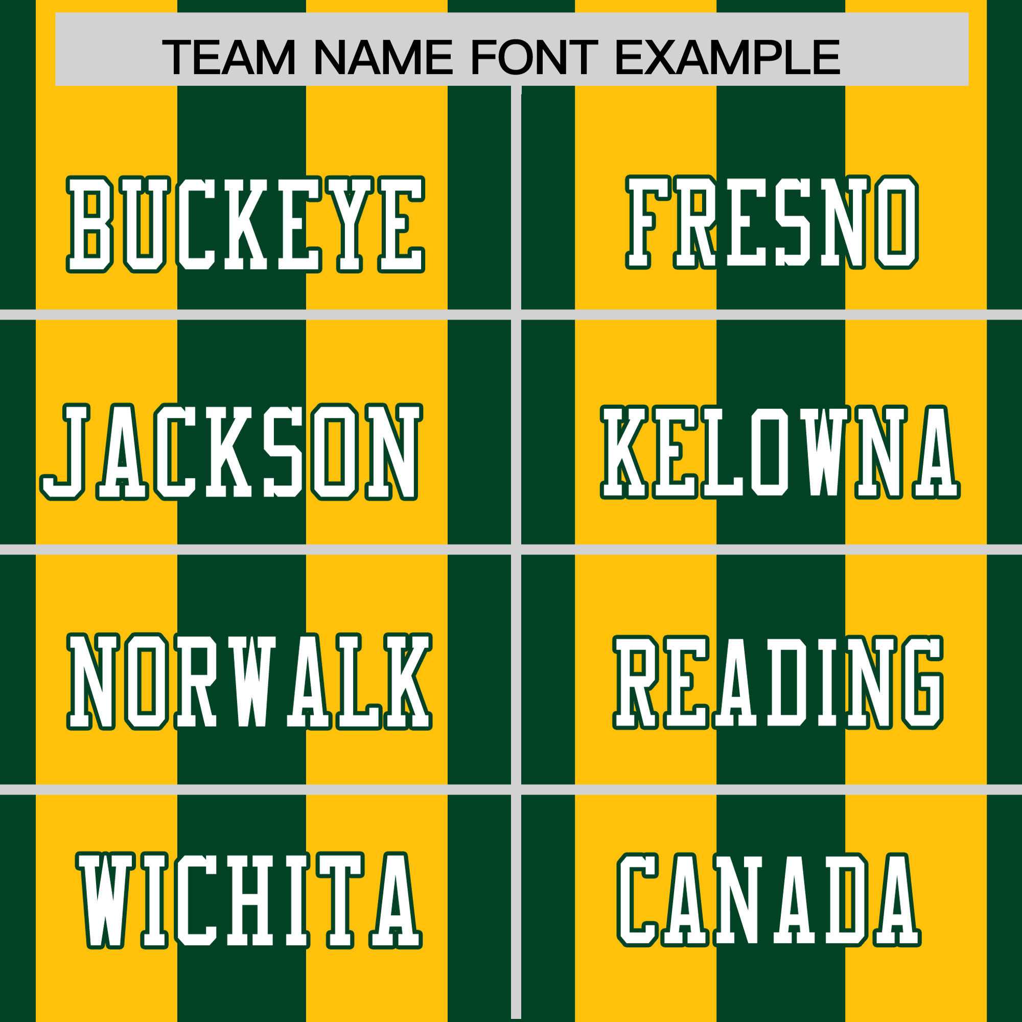 Custom Green Gold Personalized Thick Stripe Design Authentic Football Jersey